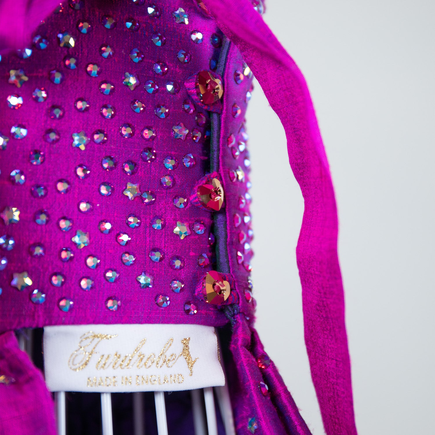 Ultraviolet Halter Gown