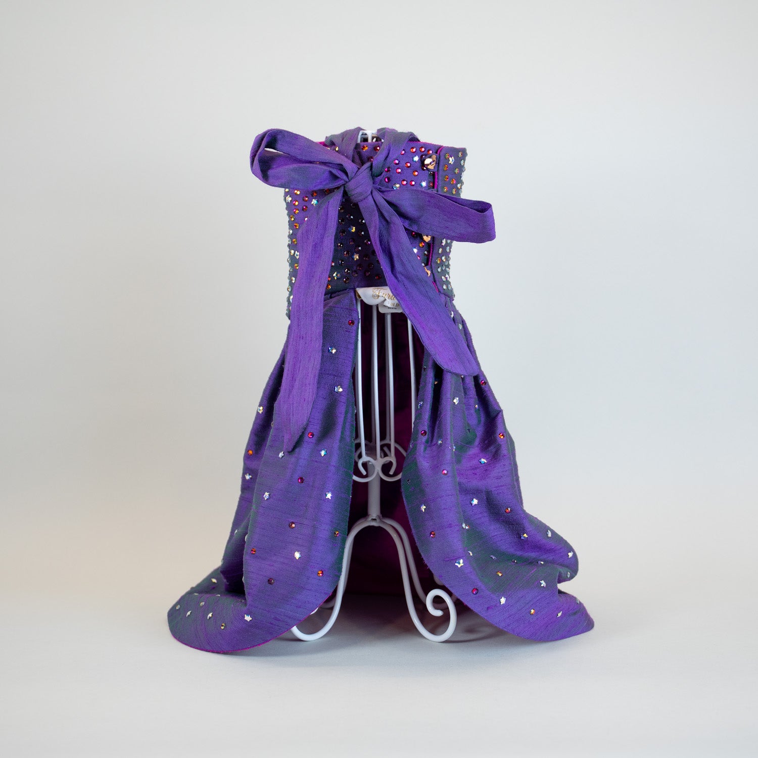 Ultraviolet Halter Gown