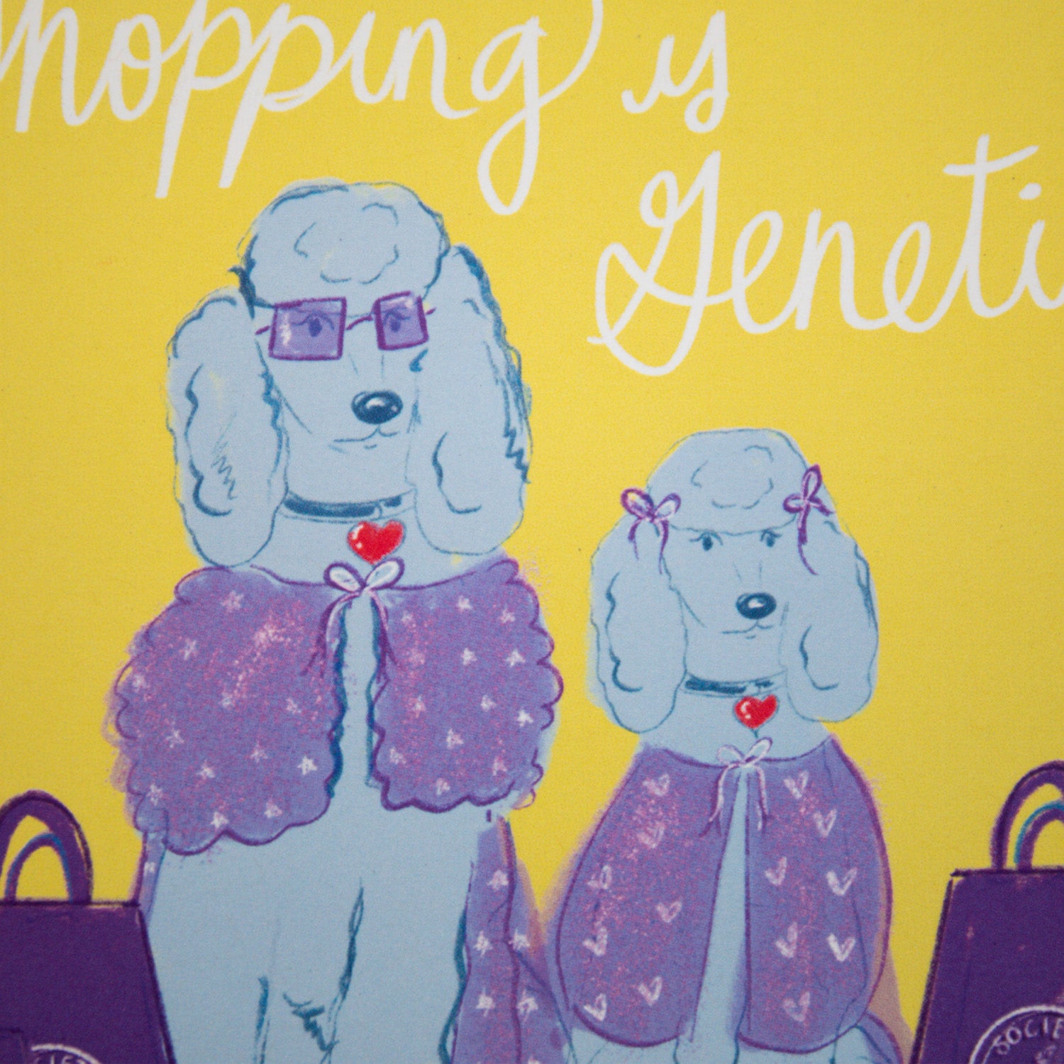 Shopping is Genetic Greeting Card