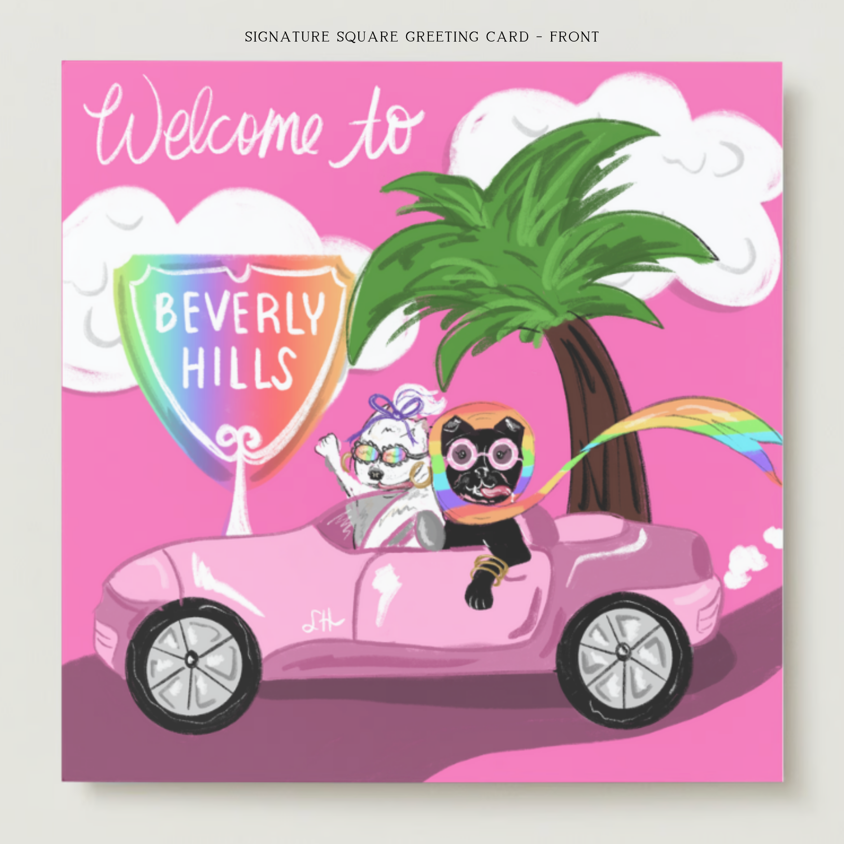 Welcome to Beverly Hills Greeting Card