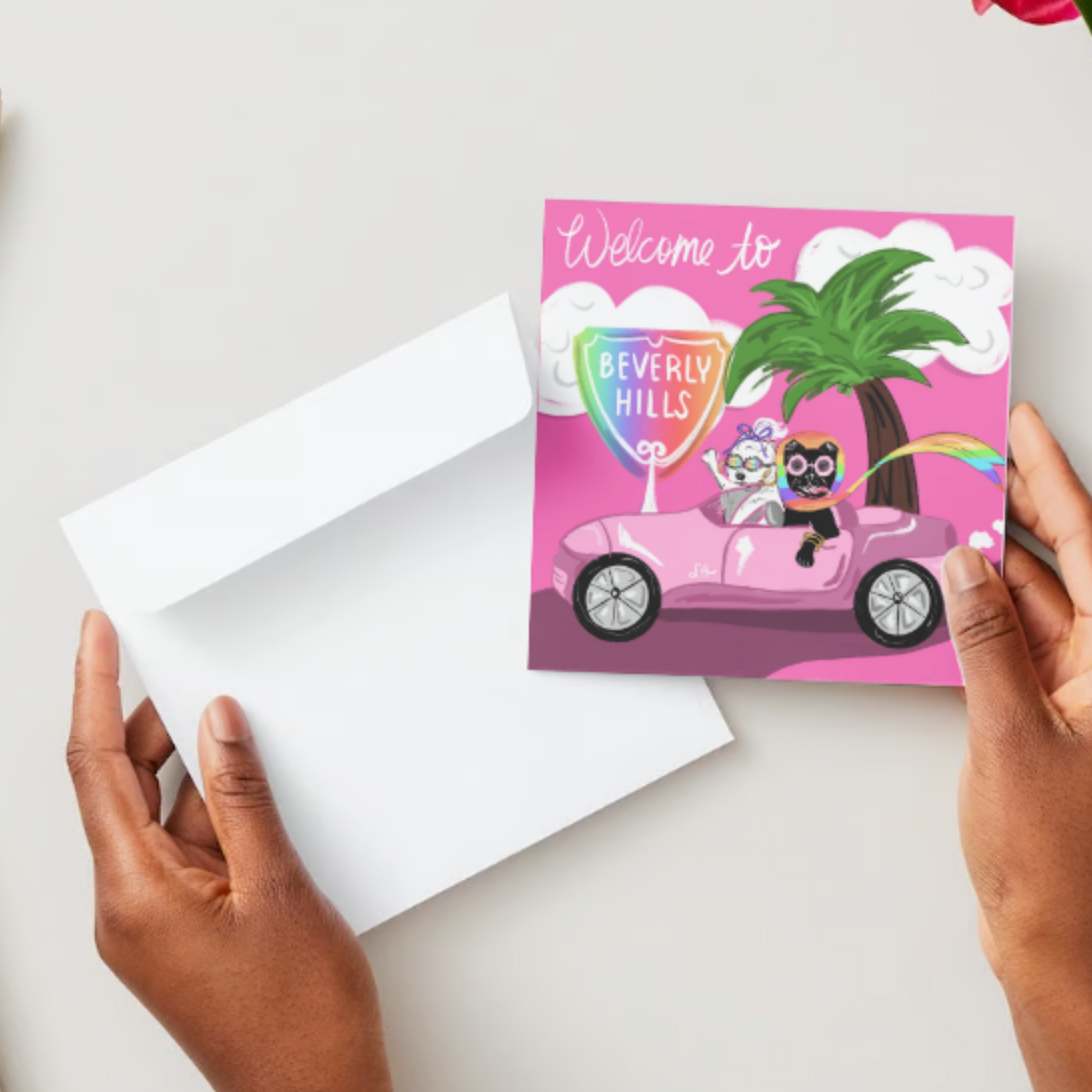 Welcome to Beverly Hills Greeting Card