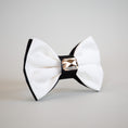 Load image into Gallery viewer, Ebony & Ivory Reversible Bow
