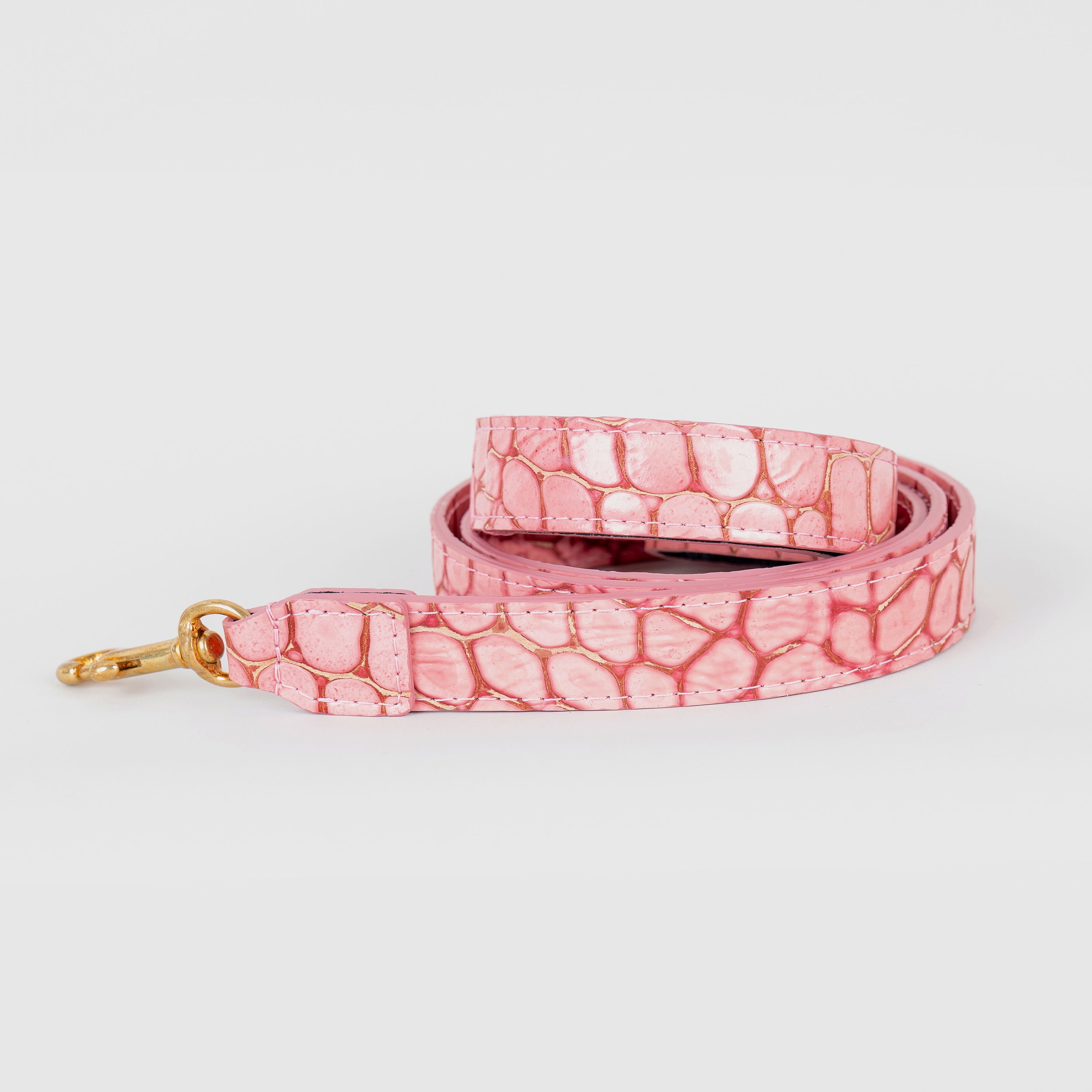 Blushing Croc Leash