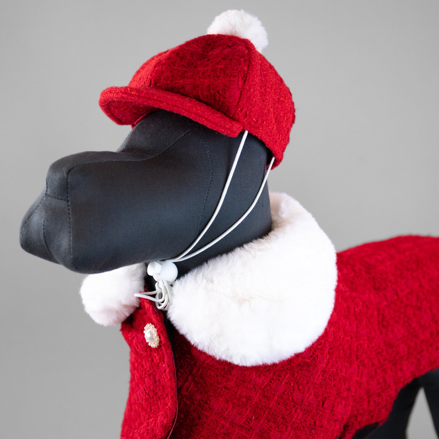 The Antoinette Overcoat Holiday Crimson