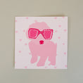 Load image into Gallery viewer, Pink Fashionista Pup Greeting Card

