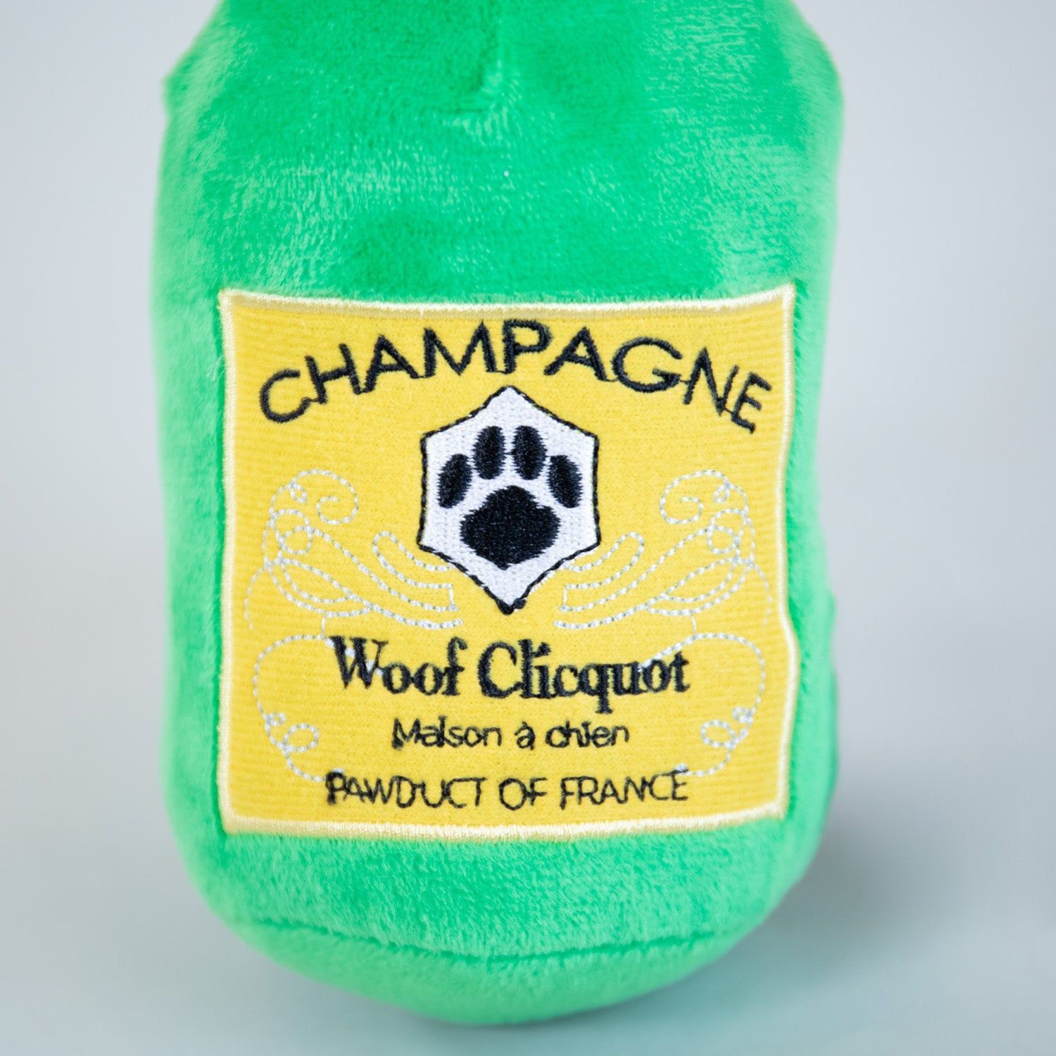 Original Woof Clicquot Champagne Toy