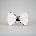 Load image into Gallery viewer, Ebony & Ivory Reversible Bow
