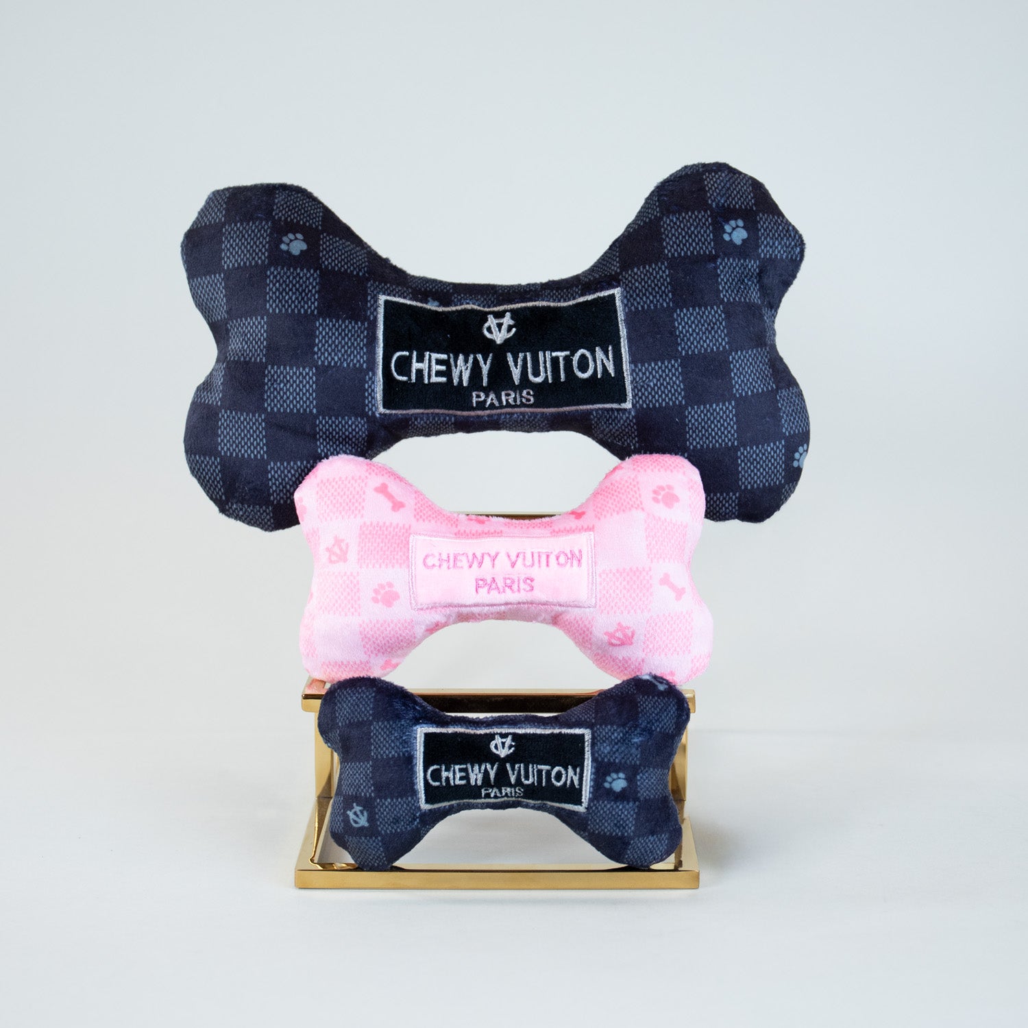 Chewy Vuitton Bone Toy