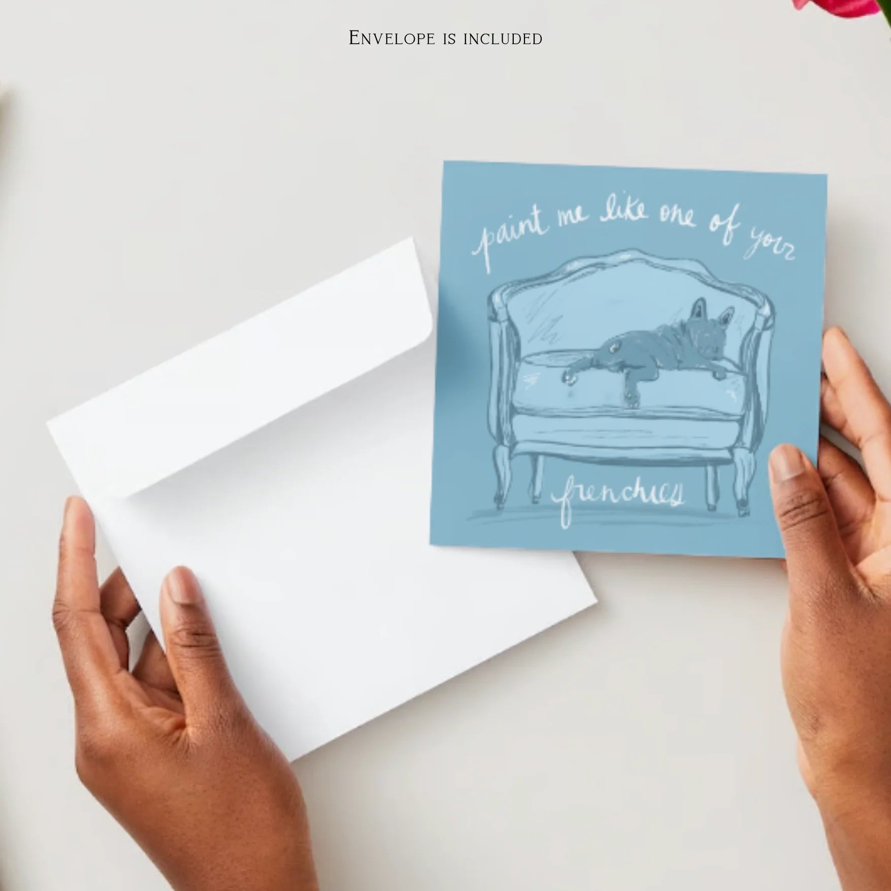 Paint Me Frenchie Greeting Card