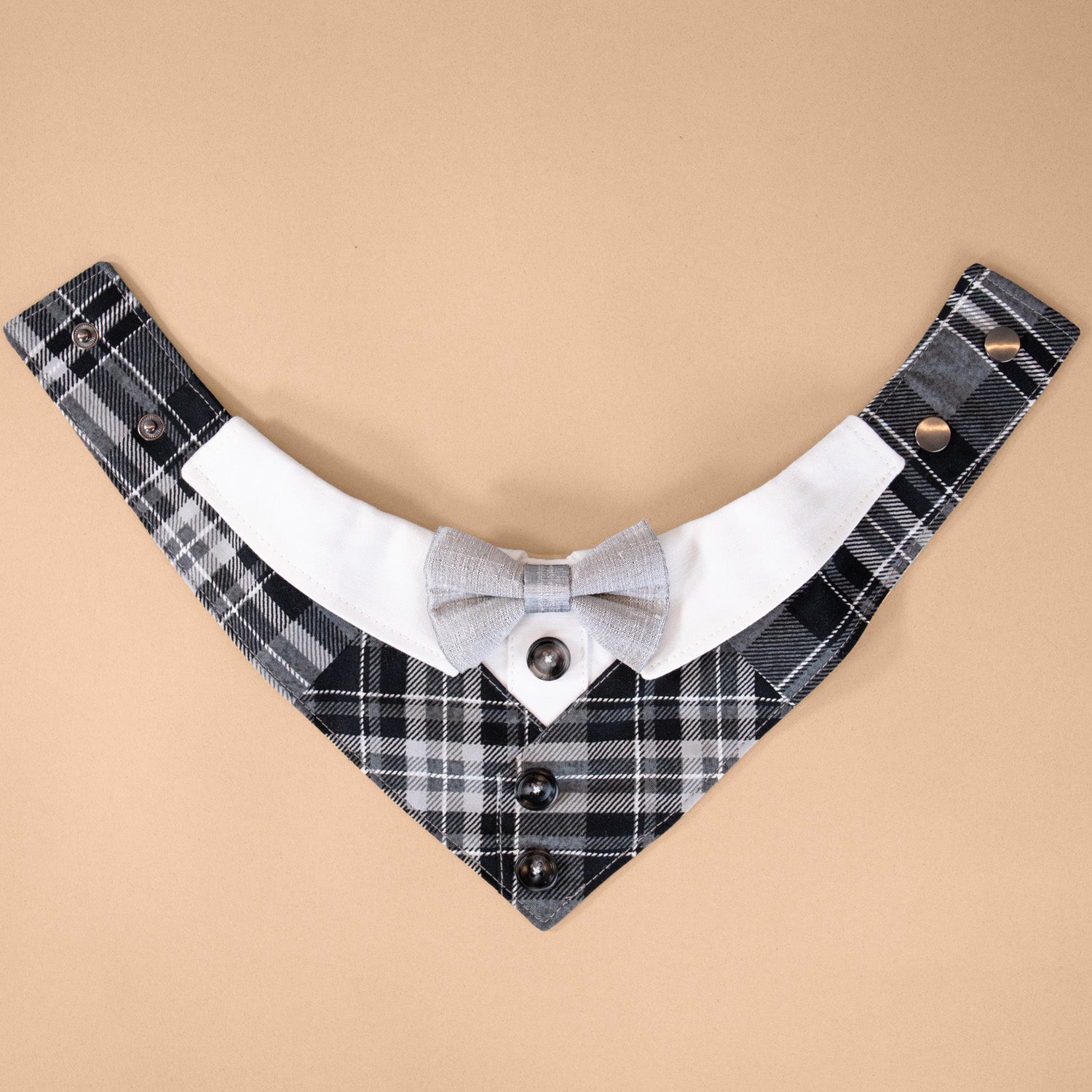 Silver Fox Tux Bandana