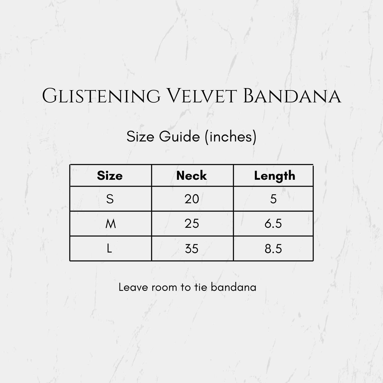 Glistening Velvet Bandanas