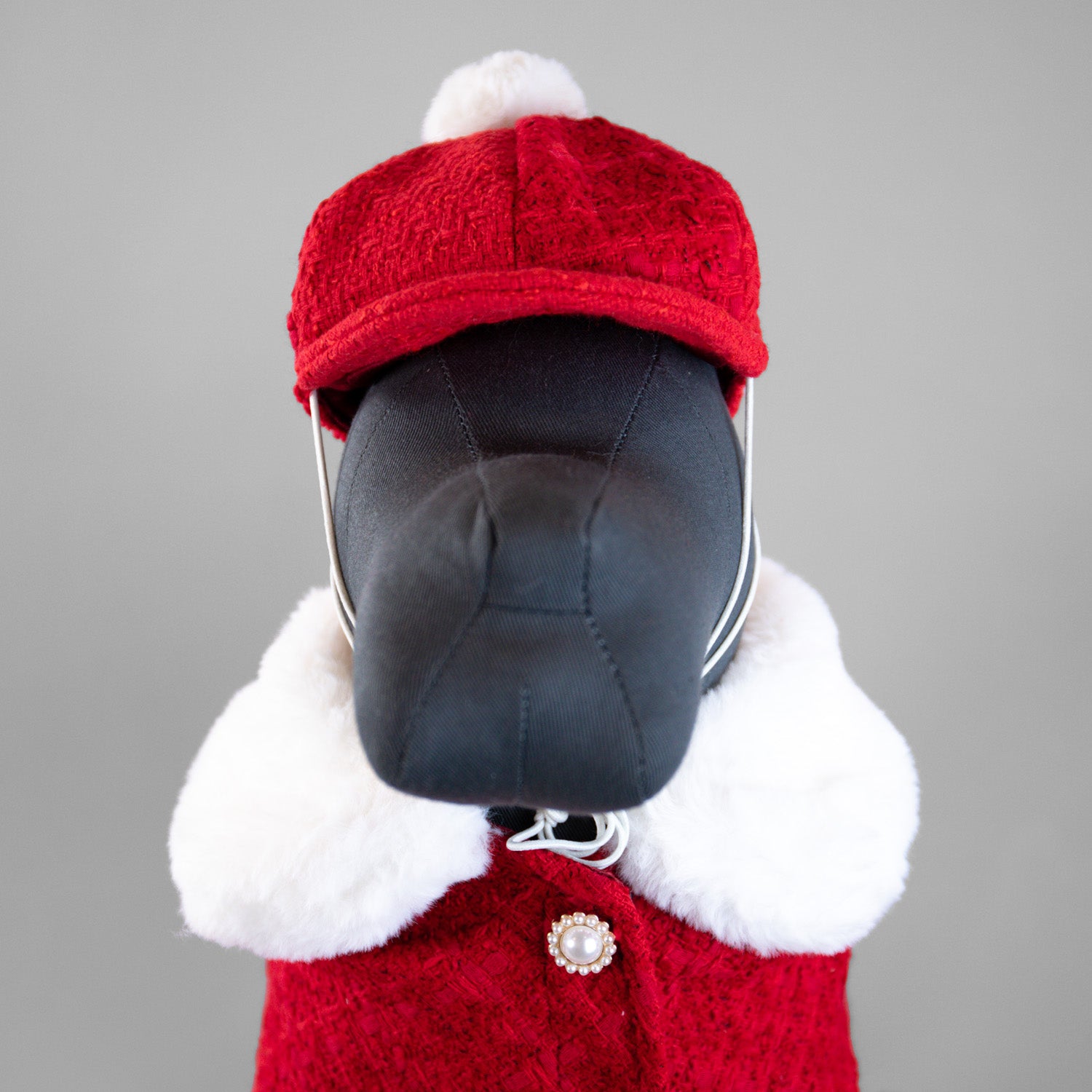 The Antoinette Overcoat Holiday Crimson