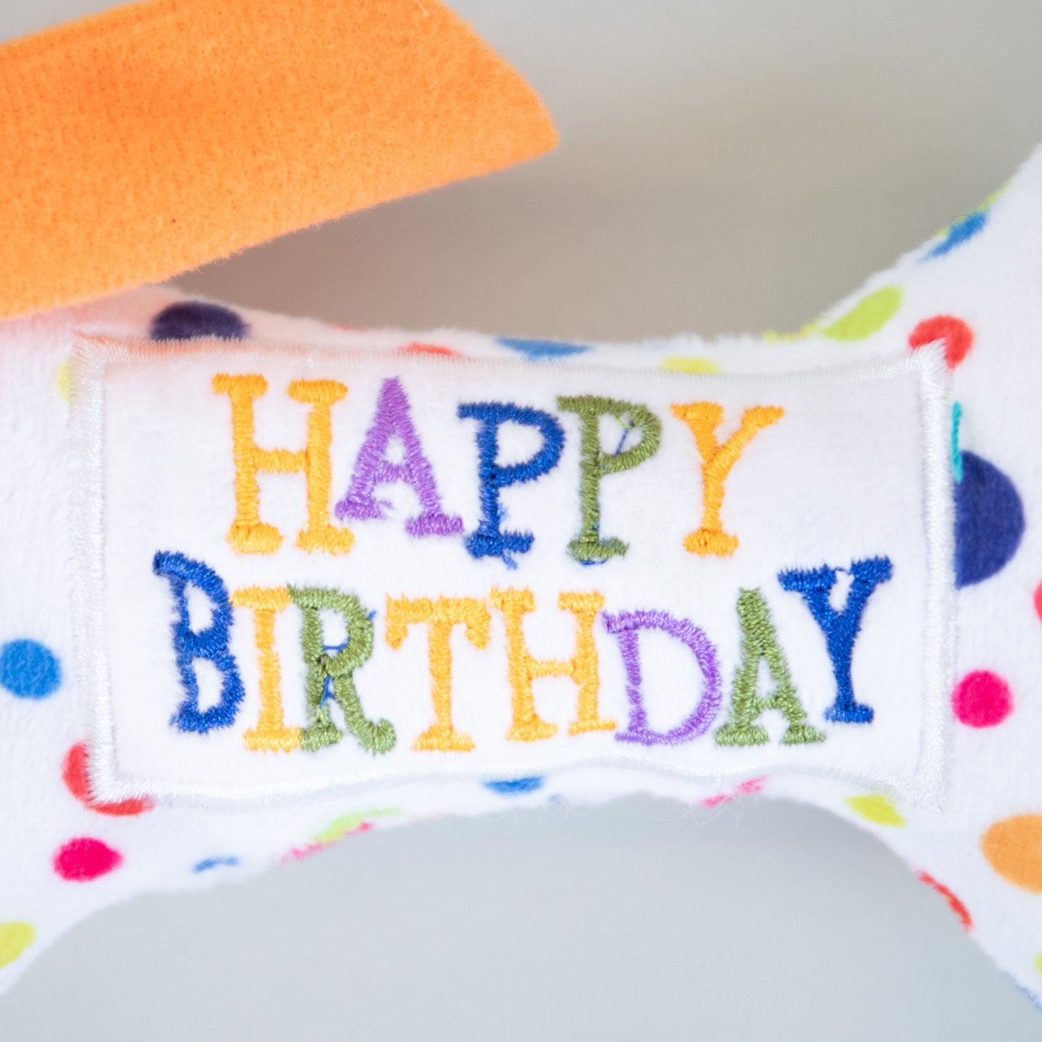 Happy Birthday Bone Toy