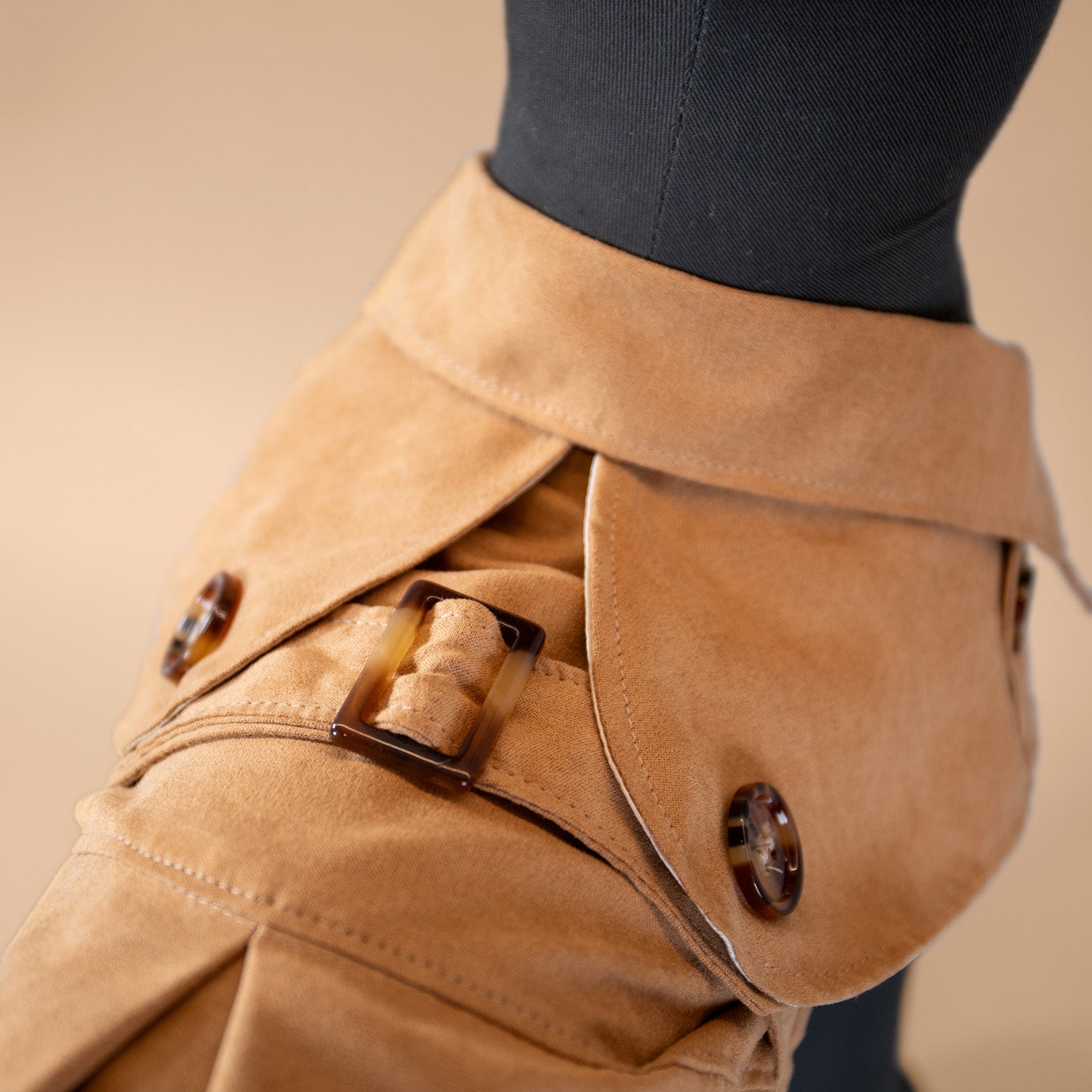 Sweetheart Suede Overcoat