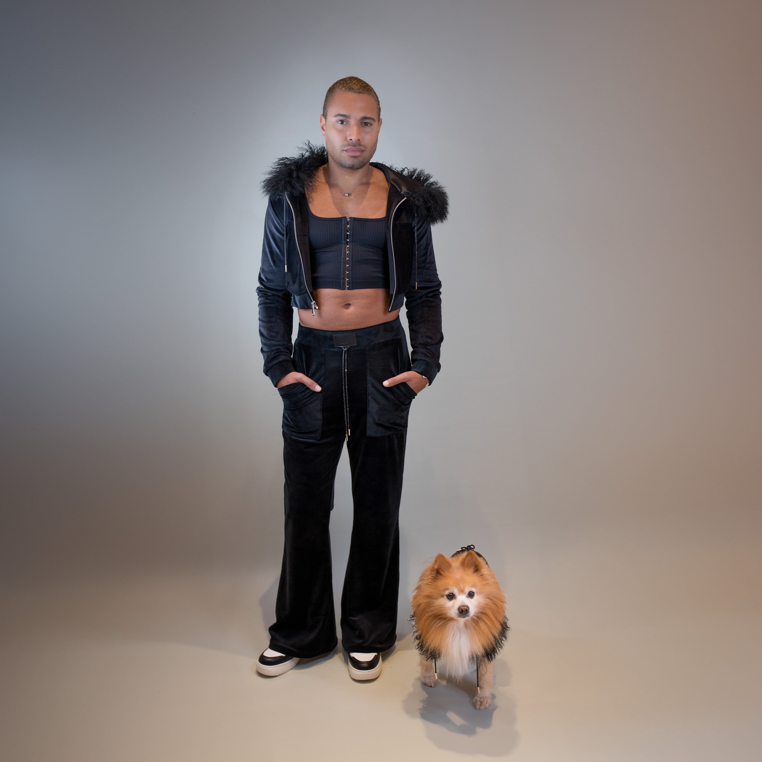 Human Timeless 2000's Velour Jumpsuit