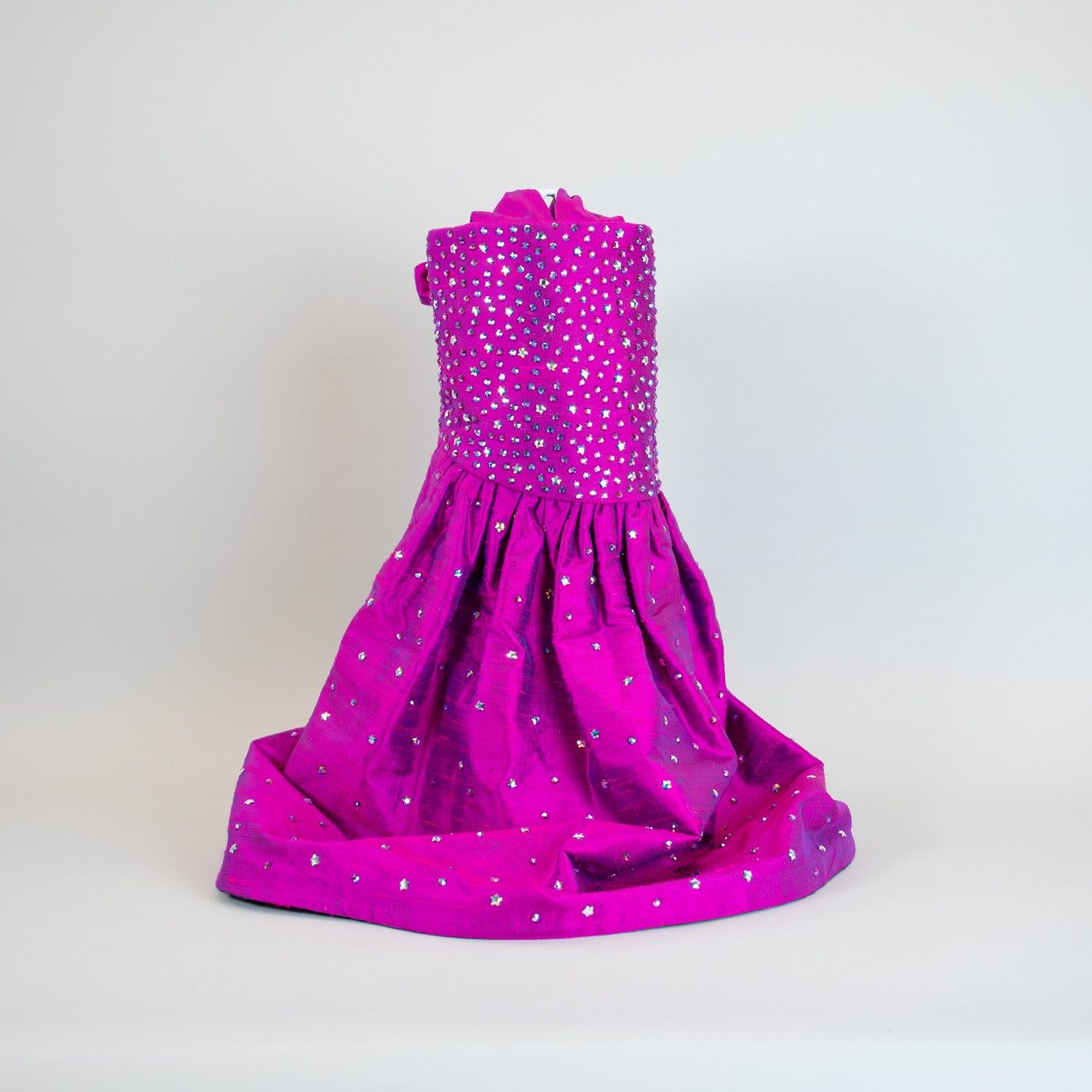 Ultraviolet Halter Gown