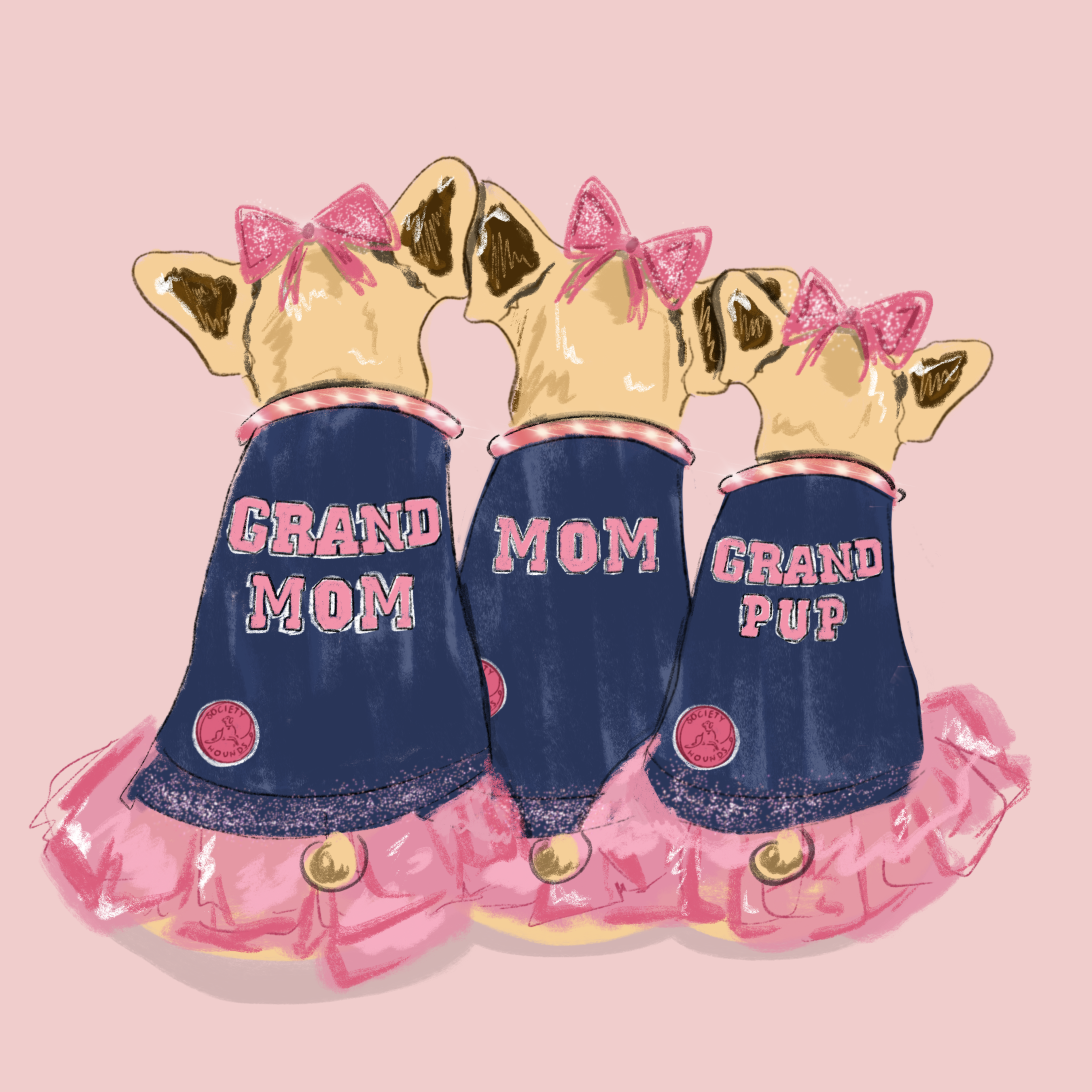 3 Generations Greeting Card