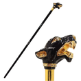 Load image into Gallery viewer, 24k Canis Panther Walking Cane
