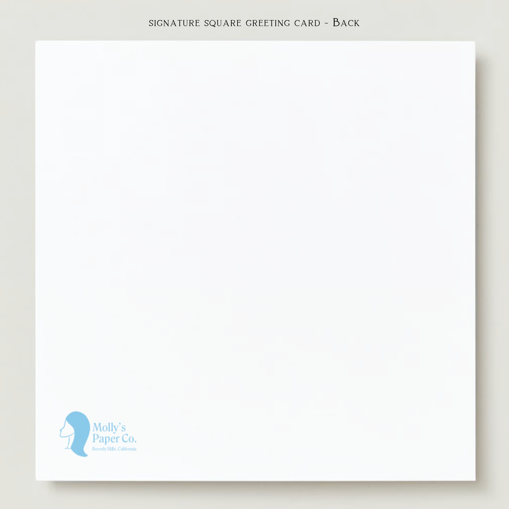 Beverly Hills Winter Wonderland Greeting Card