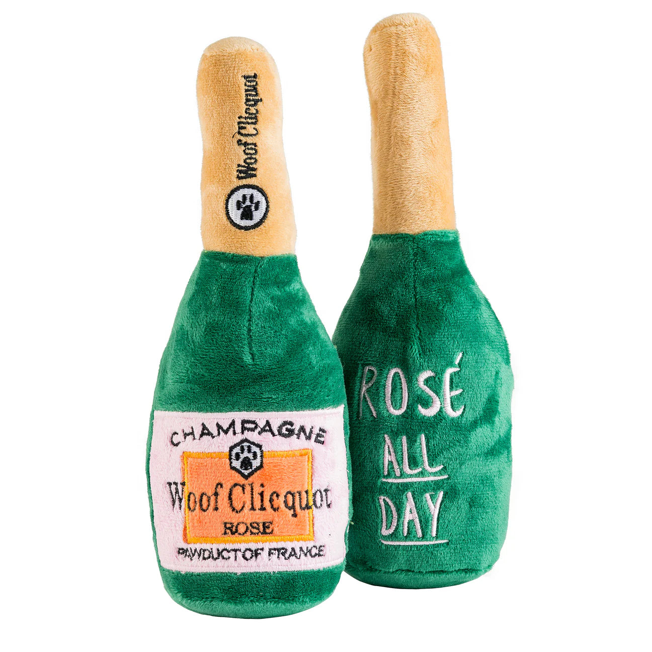 Rosé Woof Clicquot Champagne Toy
