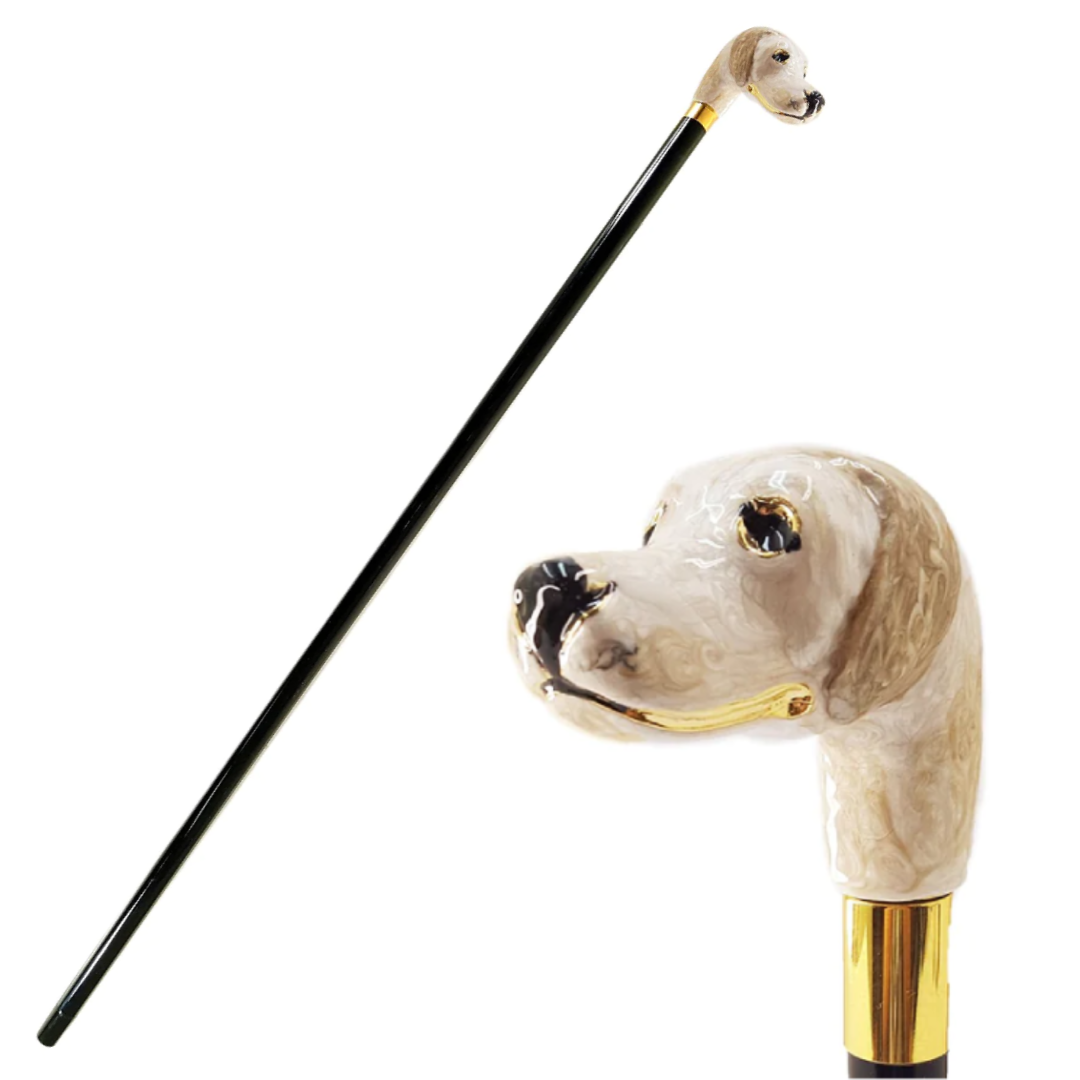 24k Labrador Walking Cane