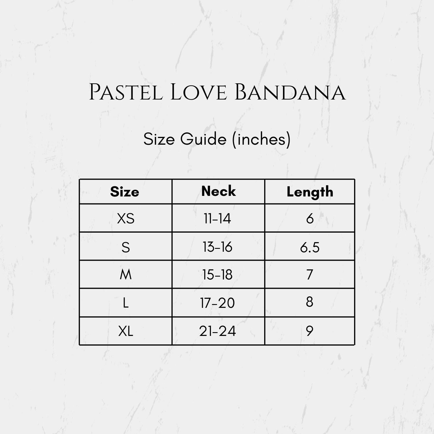 Pastel Love Bandana