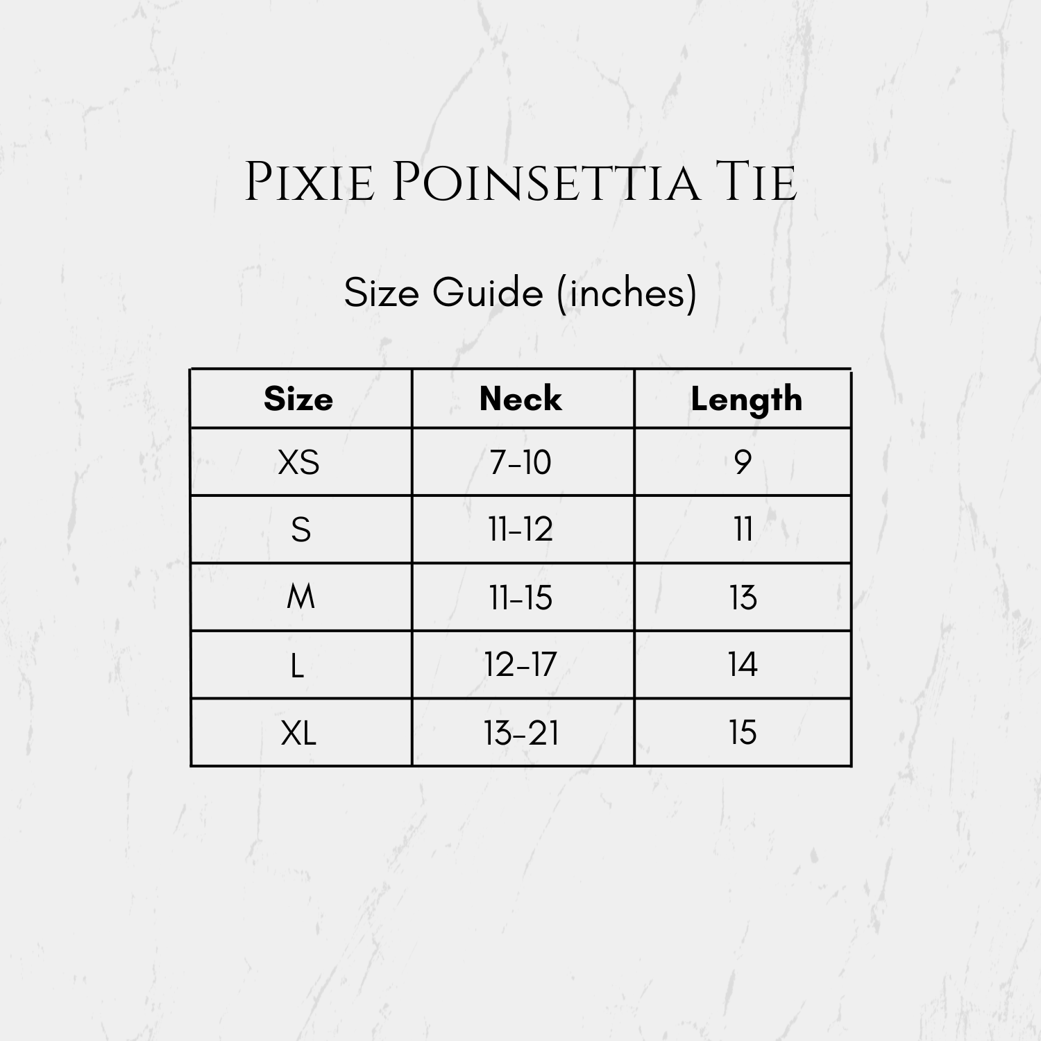Pixie Poinsettia Tie