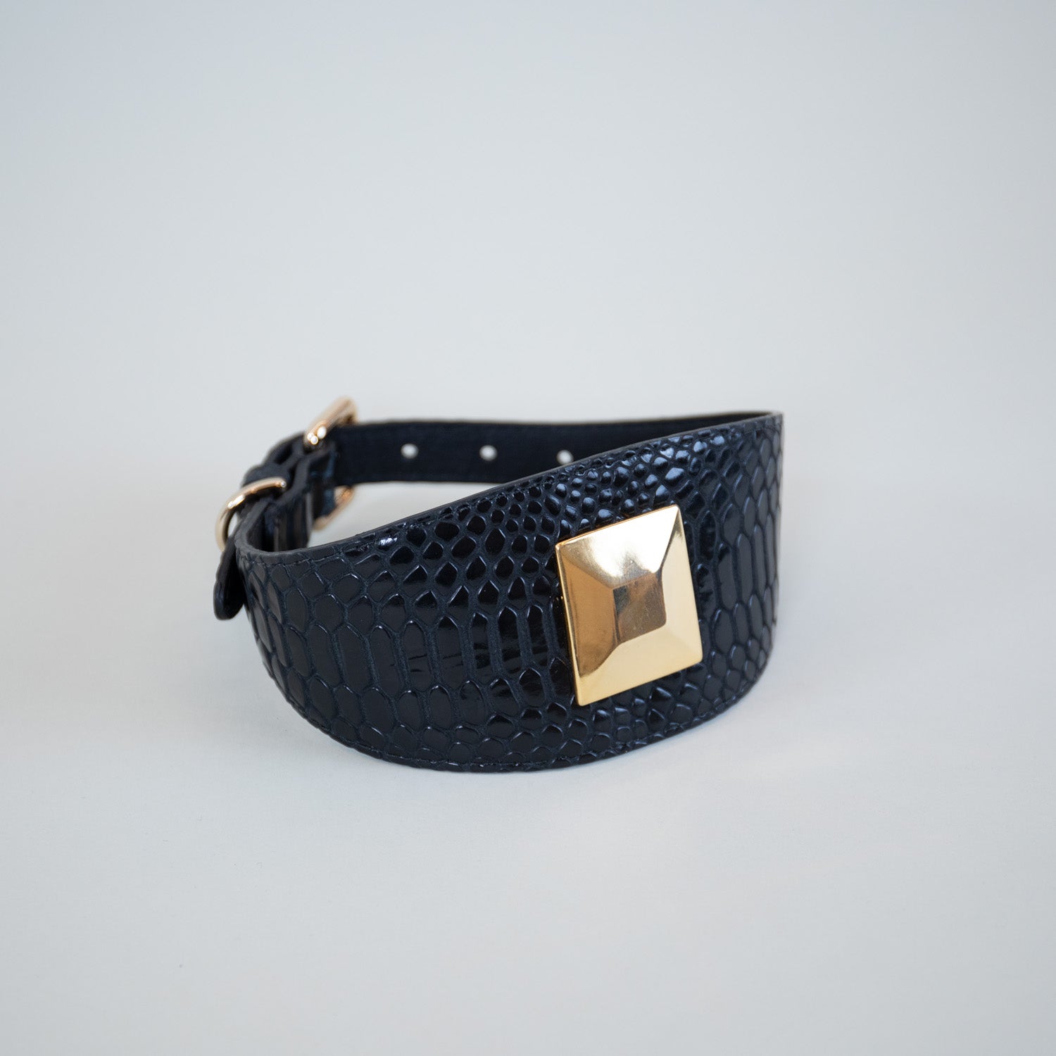 Embossed Obsidian Collar