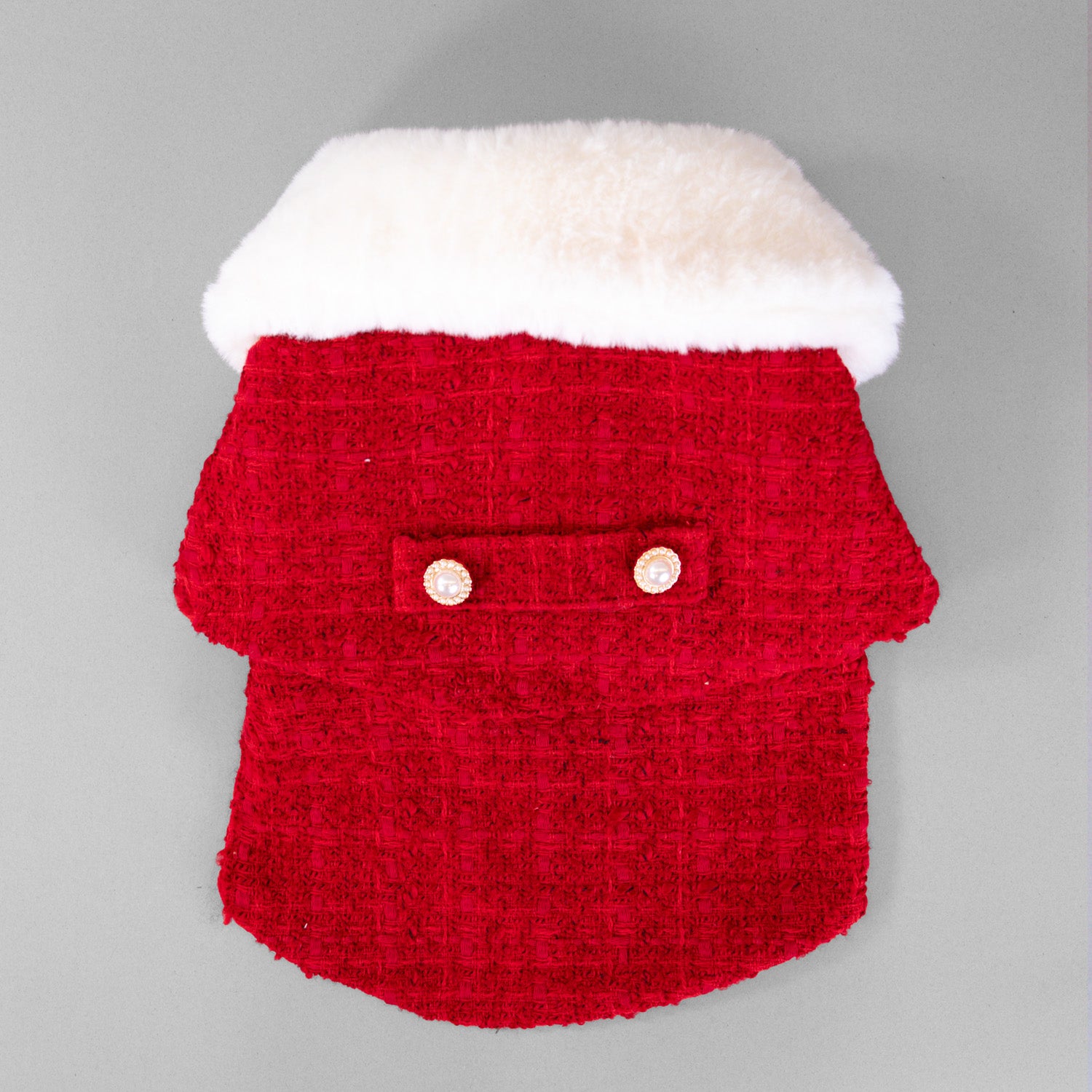 The Antoinette Overcoat Holiday Crimson