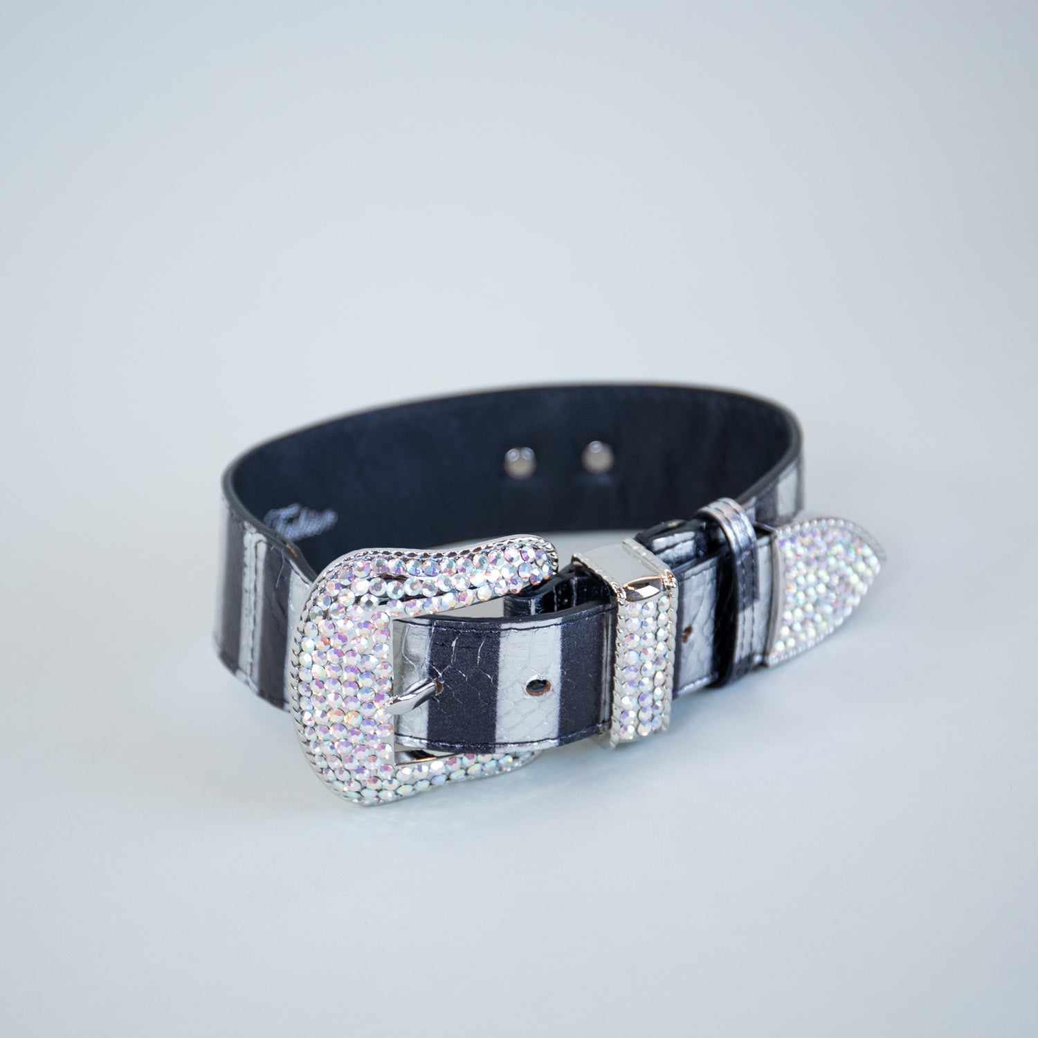 Zebra Crossing Leather Collars