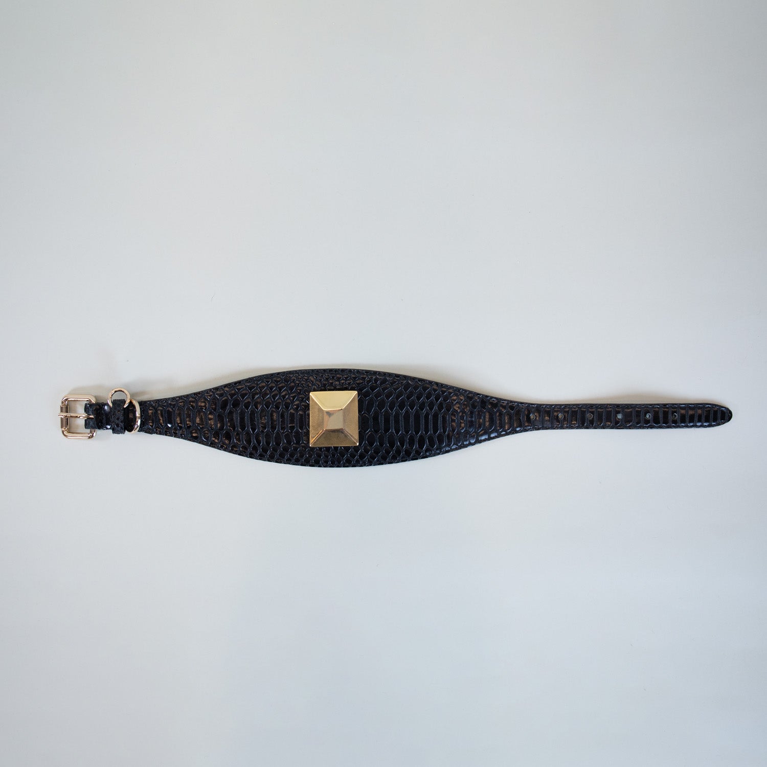 Embossed Obsidian Collar