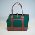 Load image into Gallery viewer, Ralph Lauren Leather & Canvas Polo Tote
