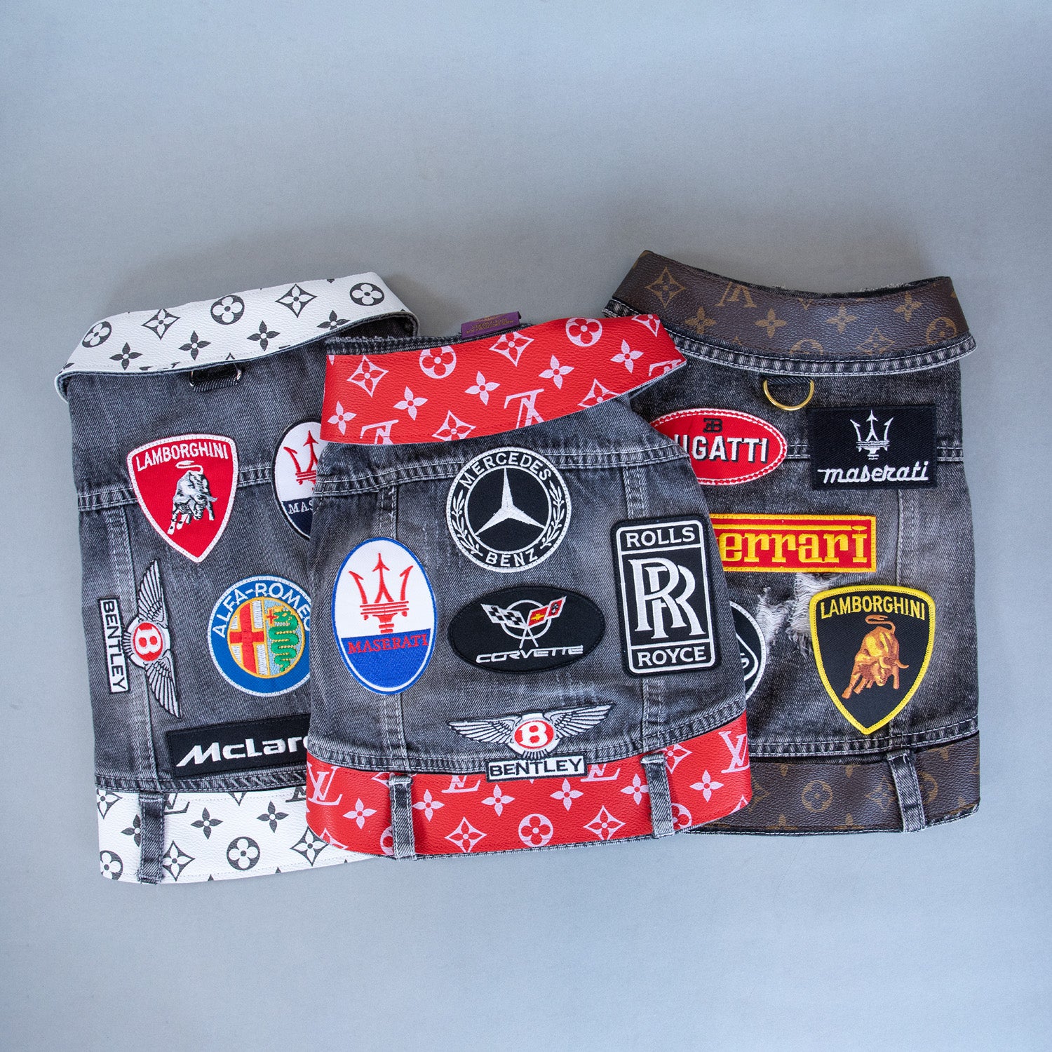 Luxury Car Denim Vest