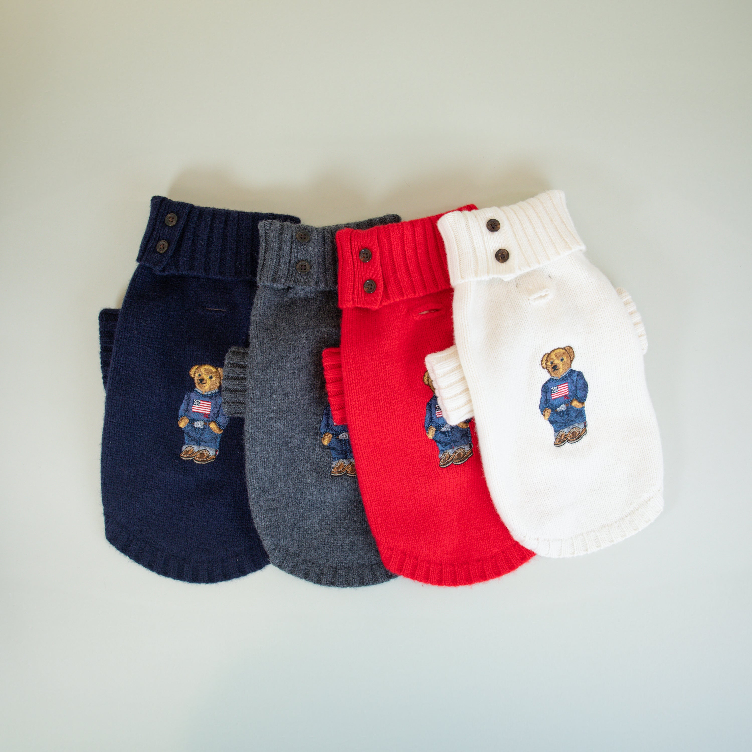 Ralph Lauren Bear Dog Sweater