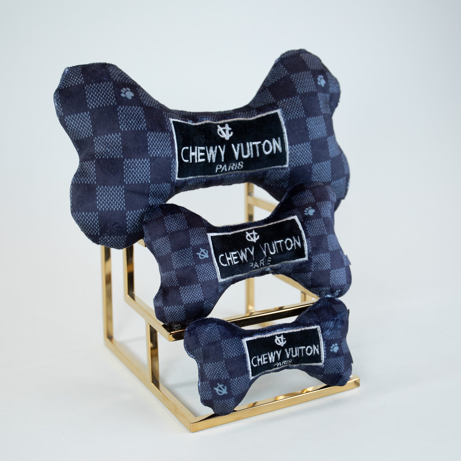 Chewy Vuitton Bone Toy