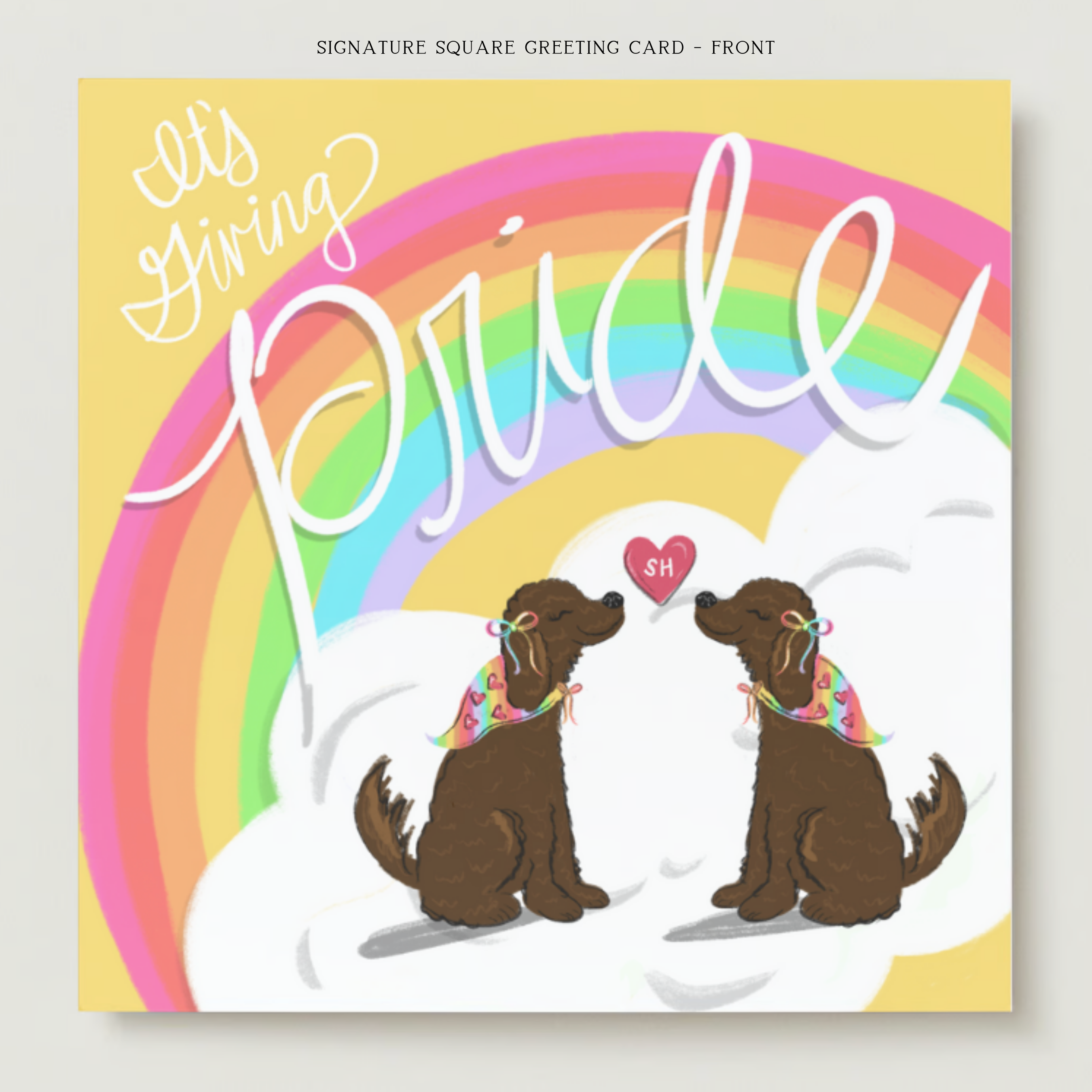 It's Giving Pride Greeting Card