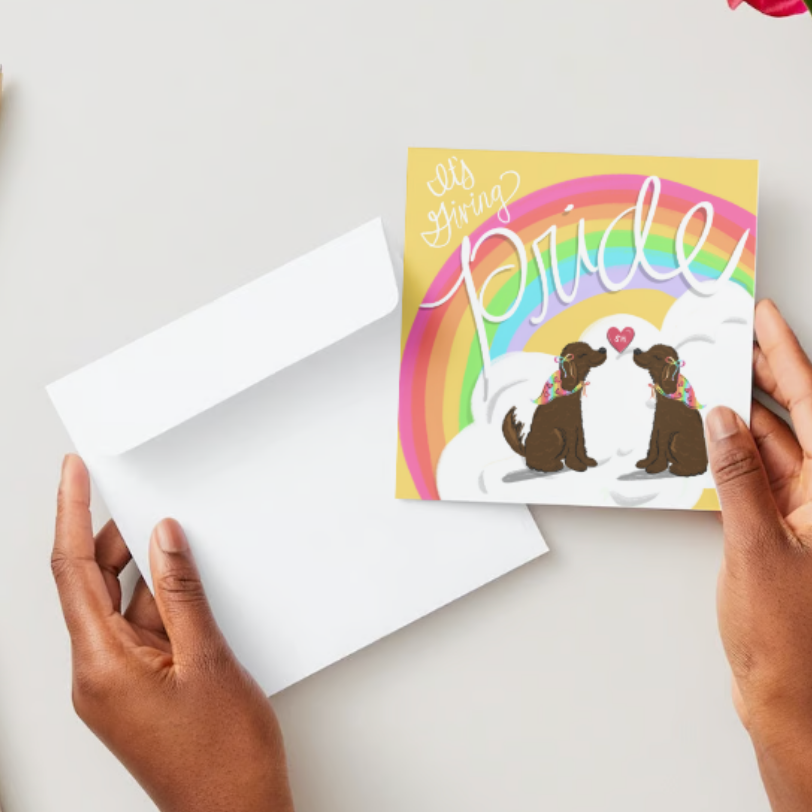 It's Giving Pride Greeting Card