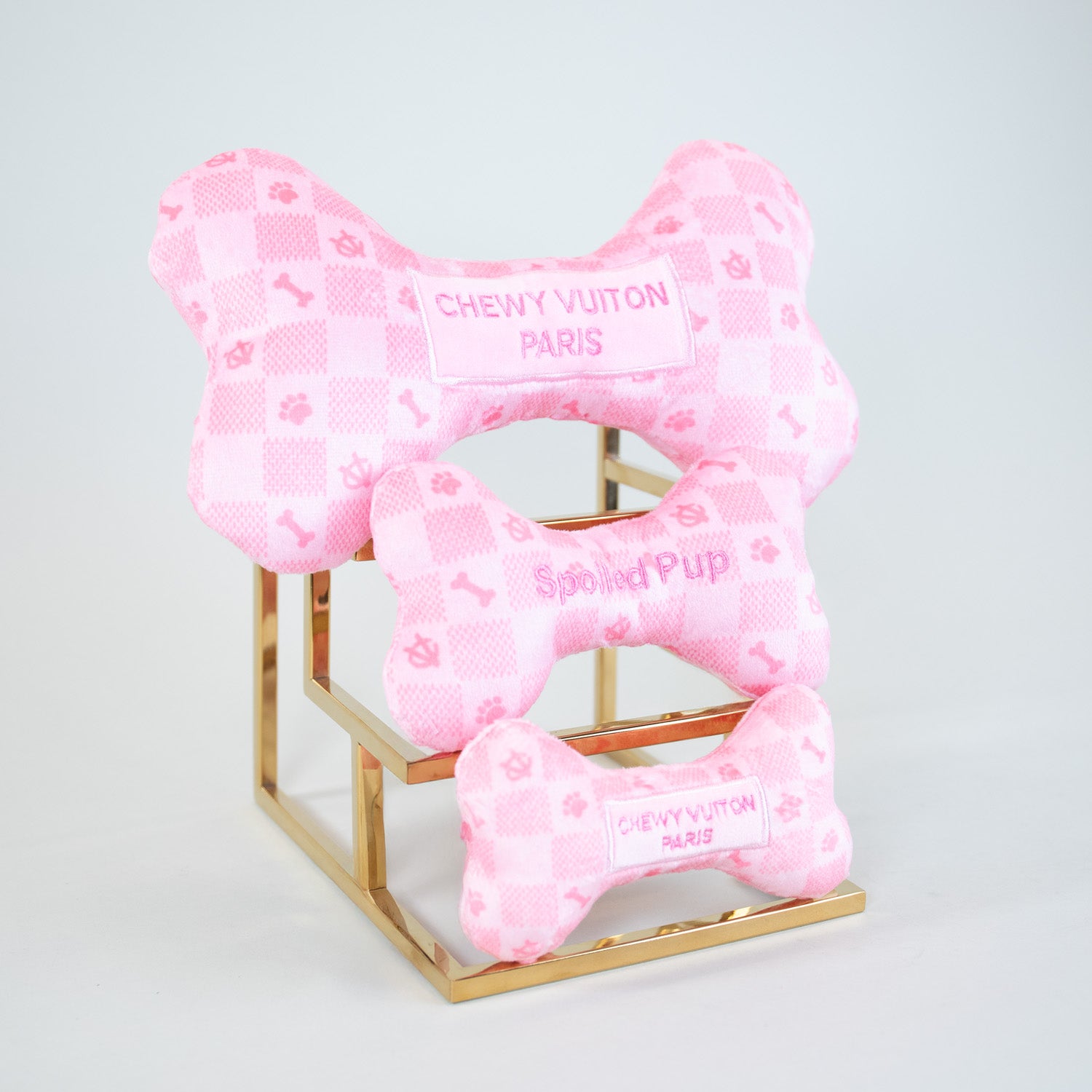 Chewy Vuitton Bone Toy