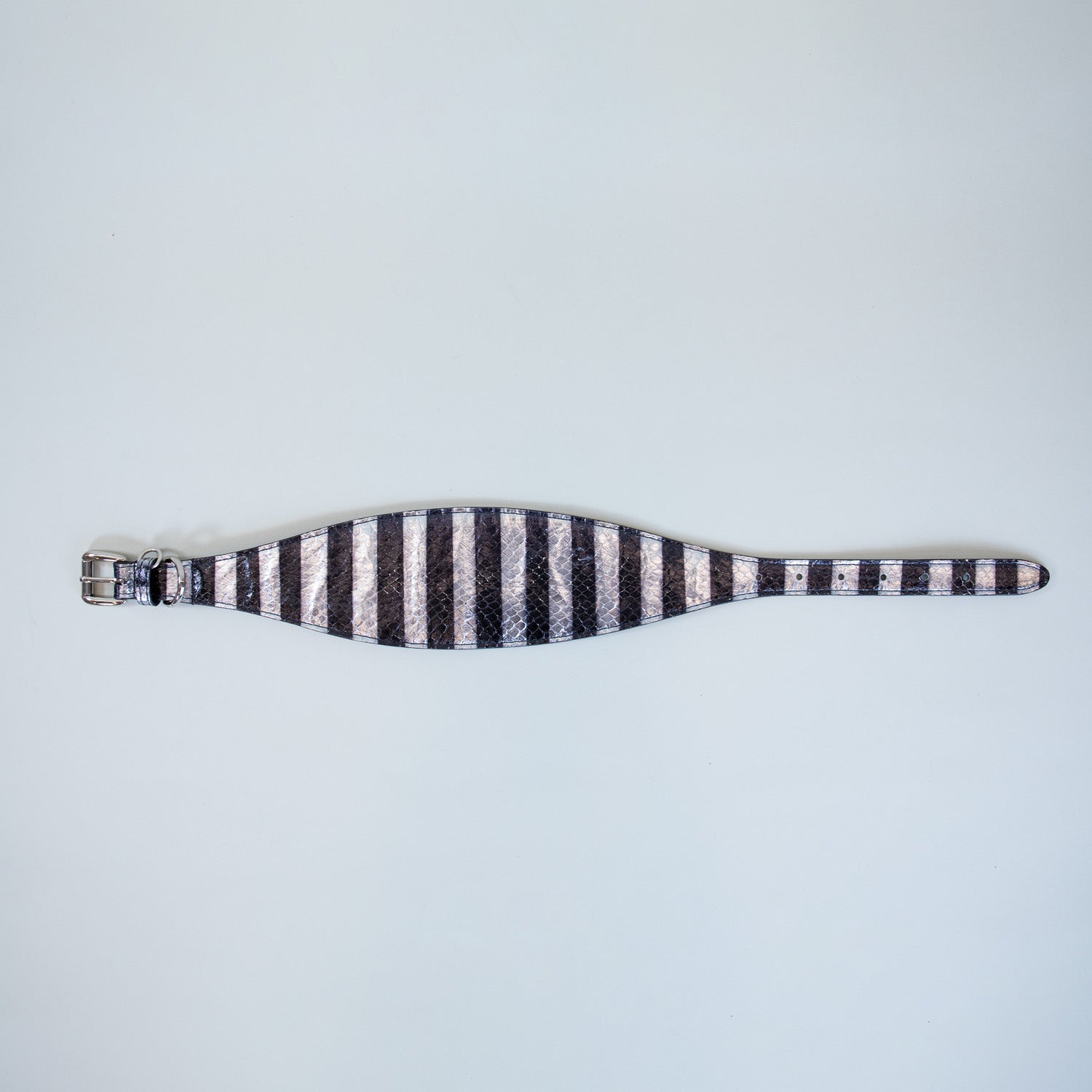 Zebra Crossing Leather Collars