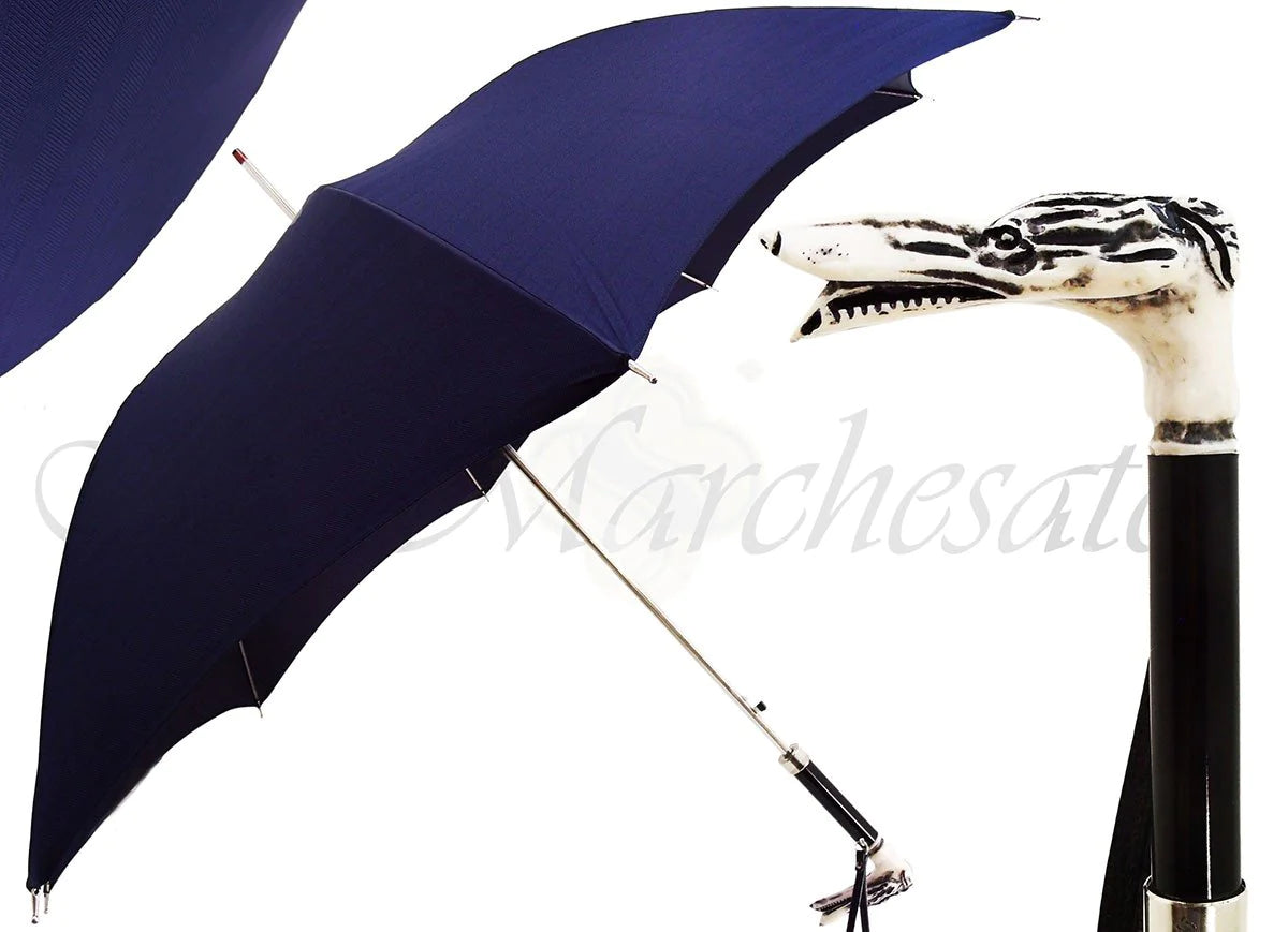 Greyhound Skull Umbrella