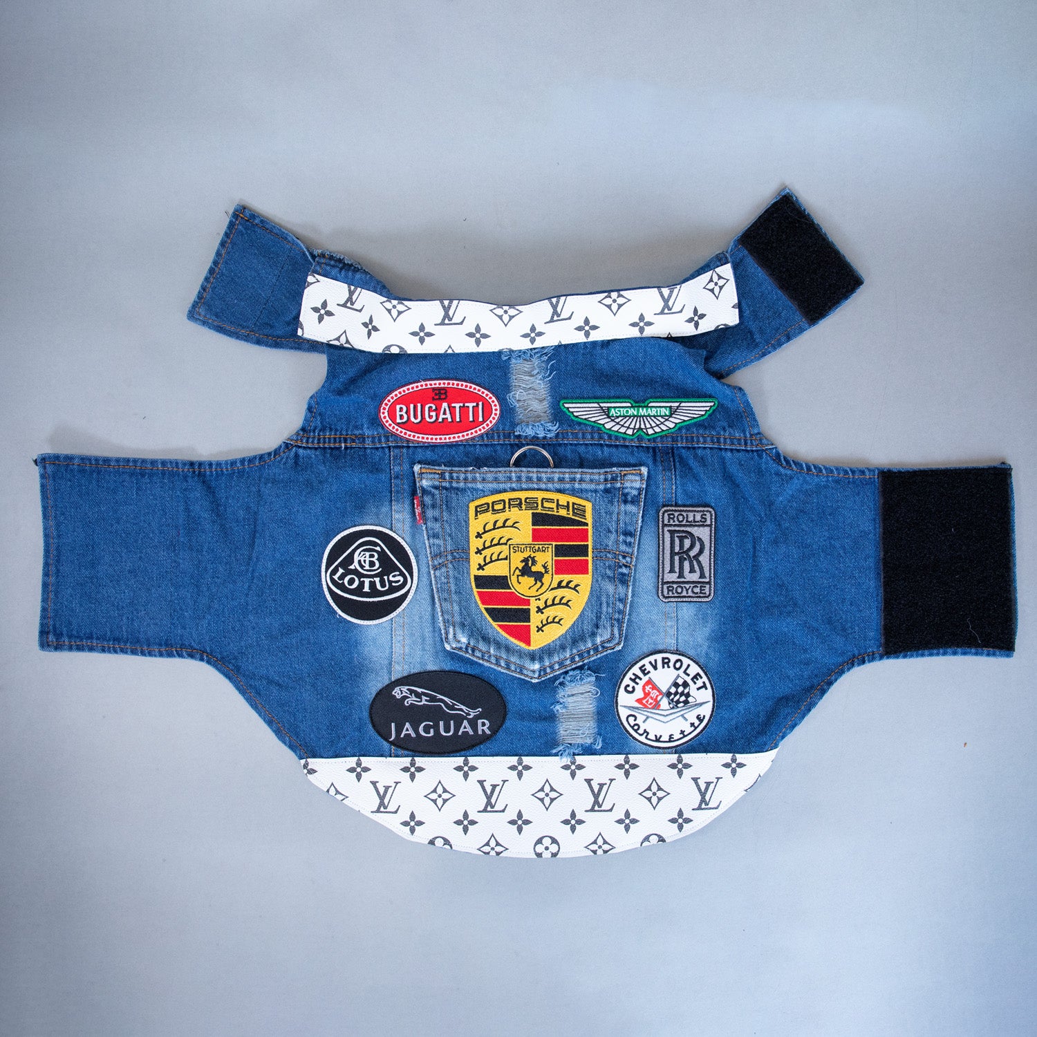 Luxury Car Denim Vest