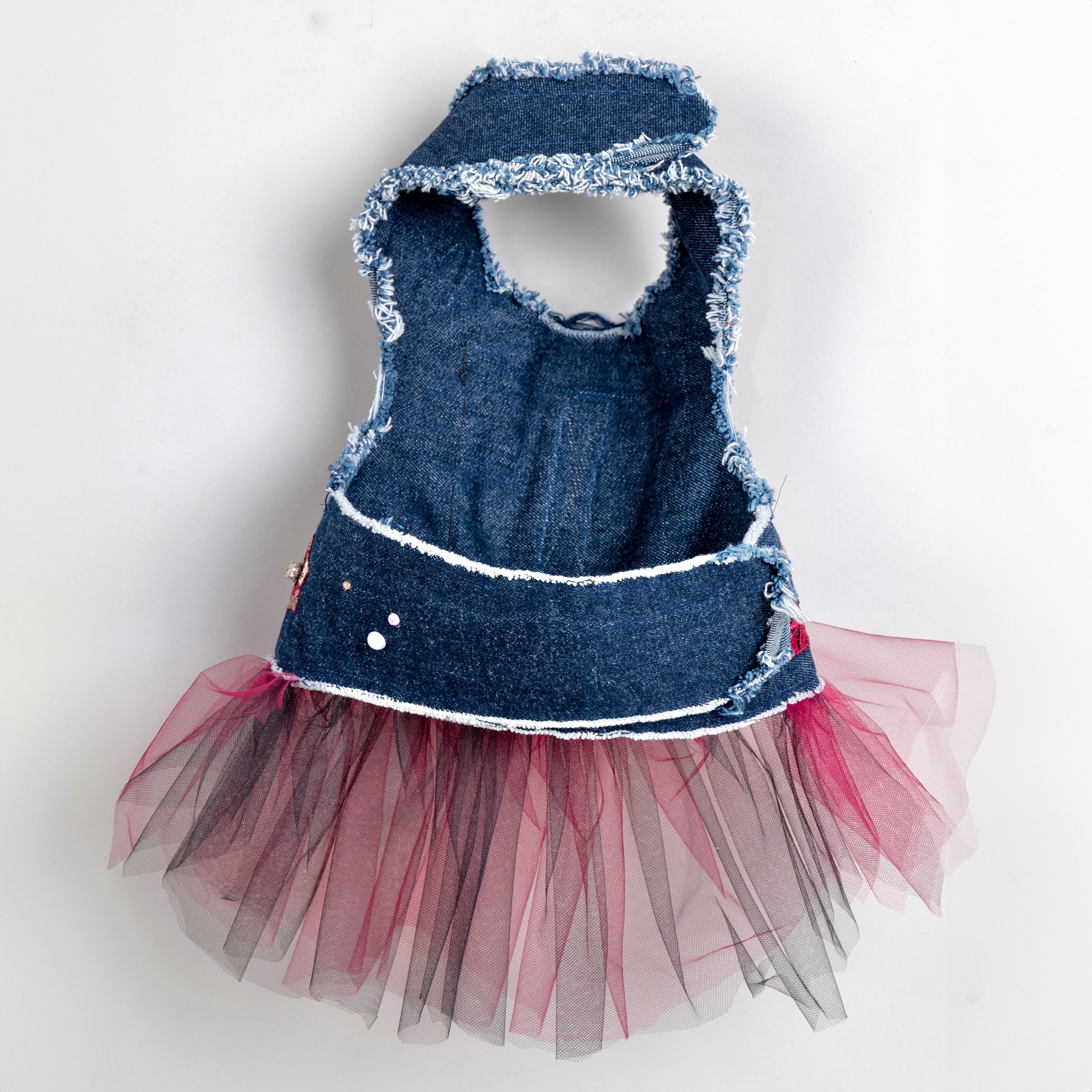 Cherry Blossom Denim Dress