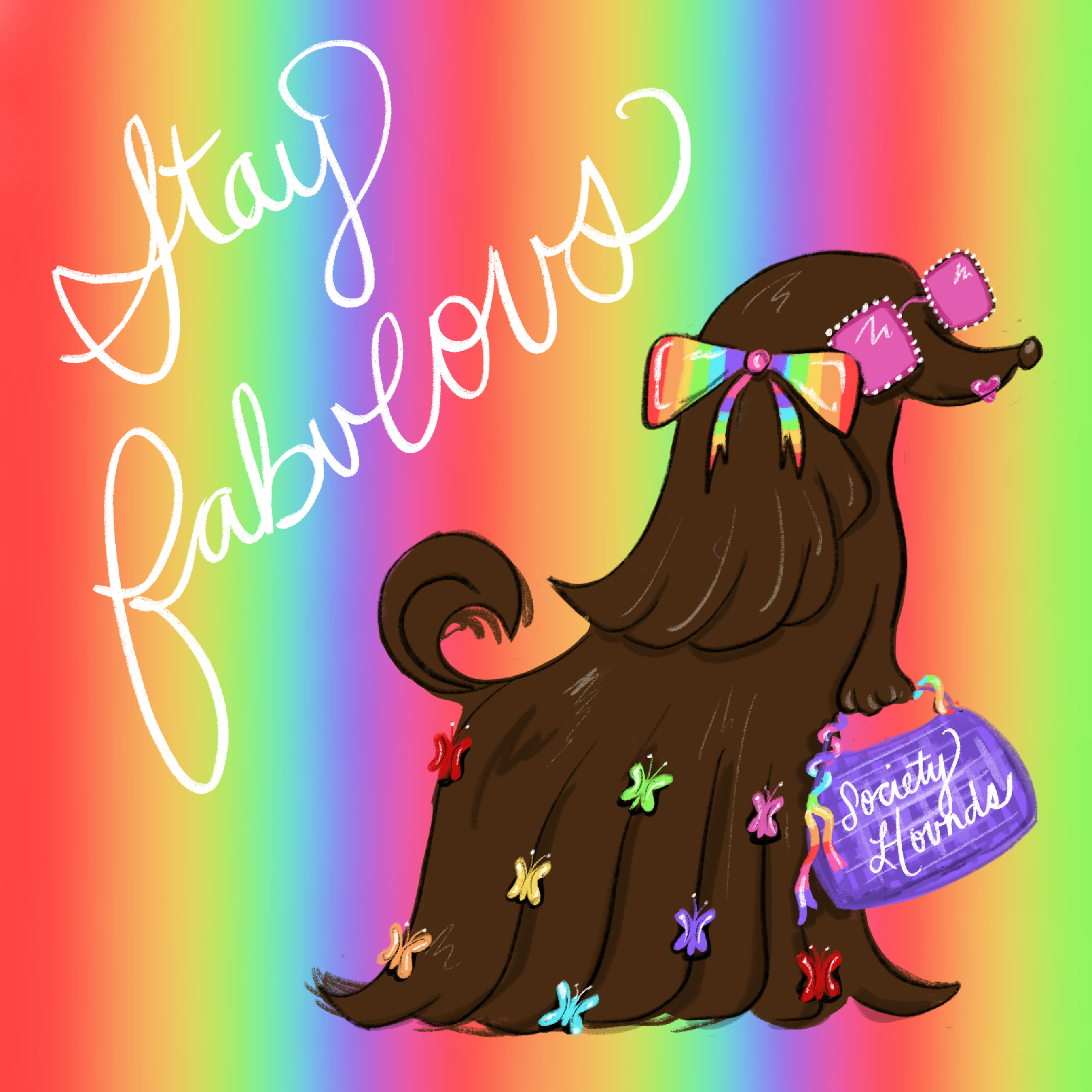 Stay Fabulous Greeting Card