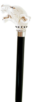 Load image into Gallery viewer, Ivory Canis Panther Walking Cane
