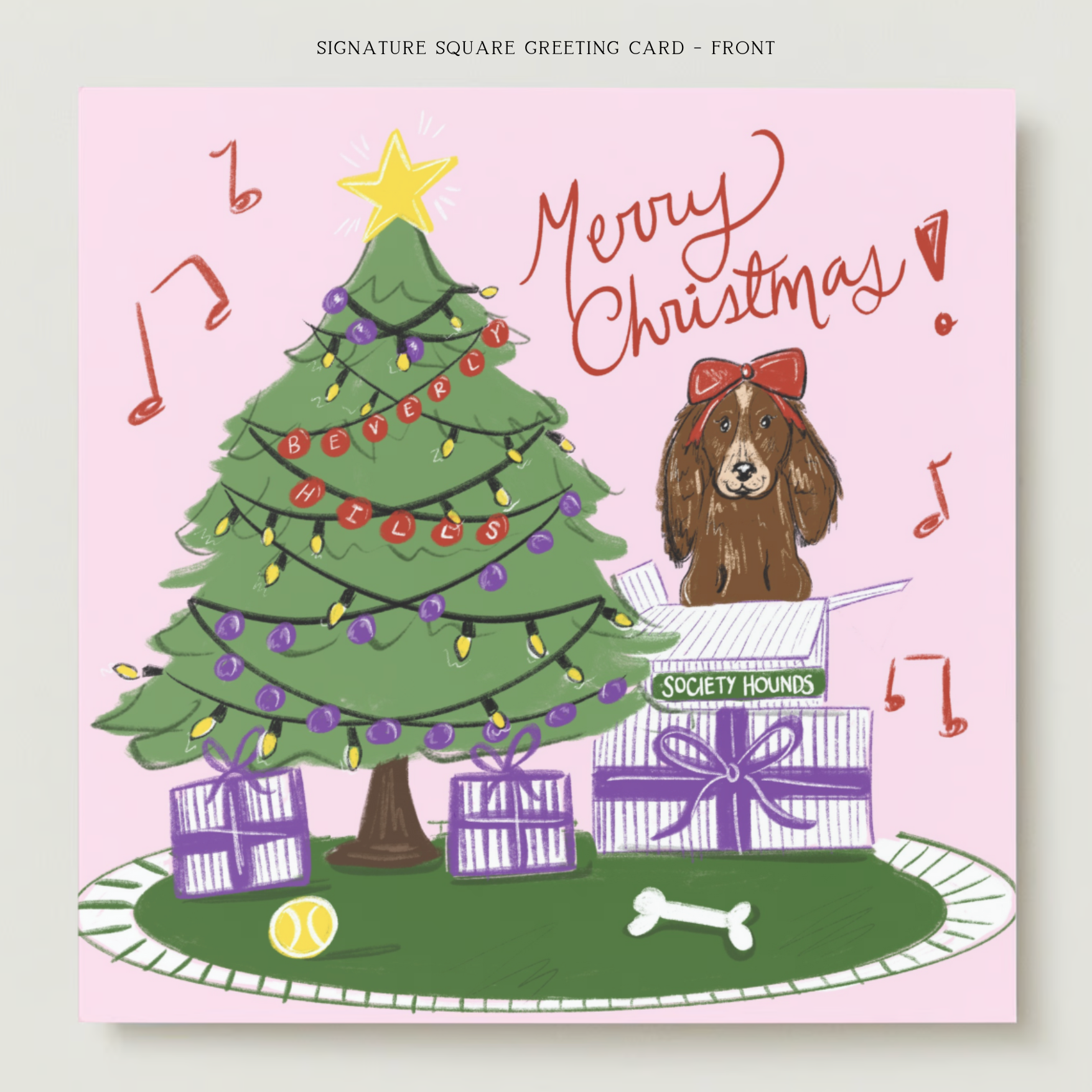 Merry Christmas Greeting Card