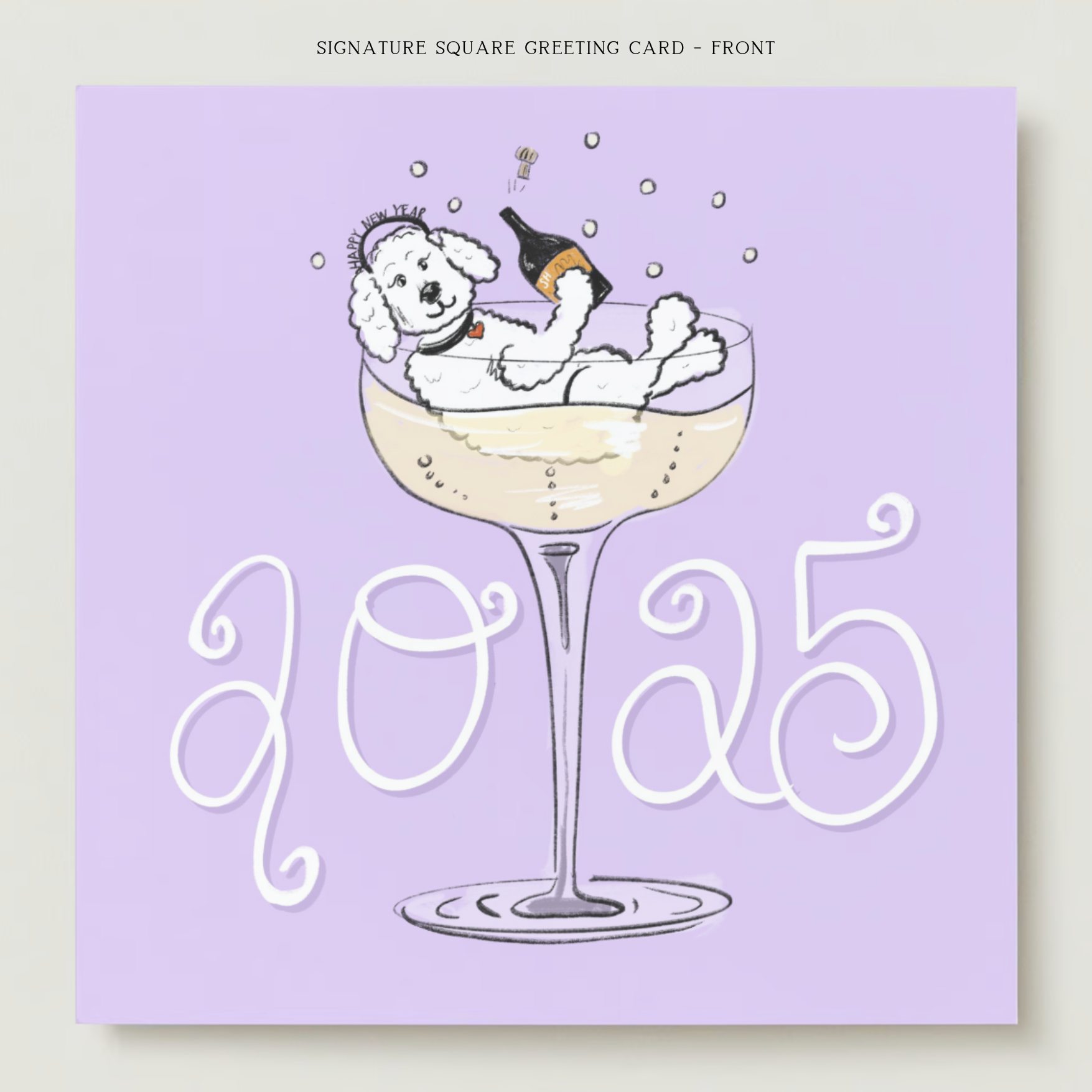 Cheers to 2025 Greeting Card