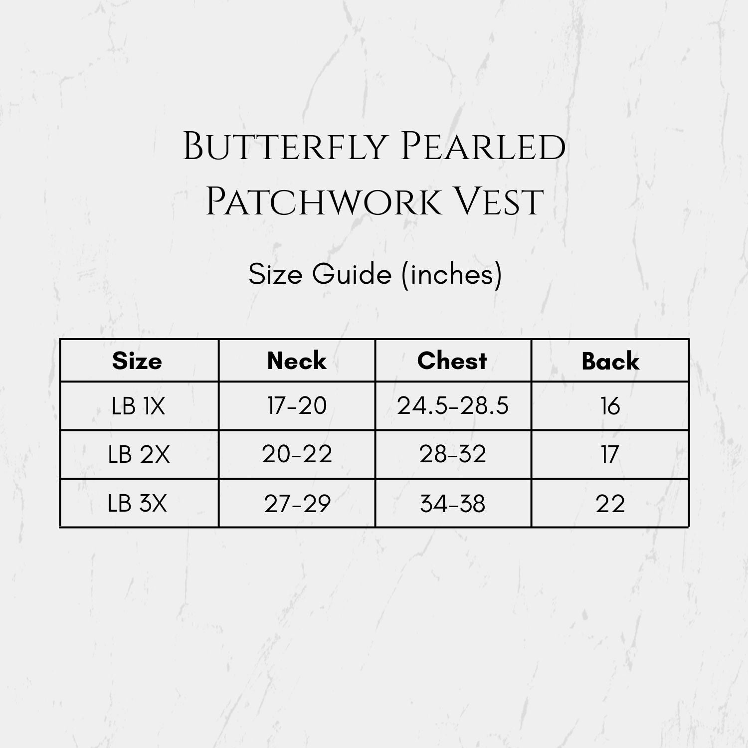 Butterfly Pearled Patchwork Vest