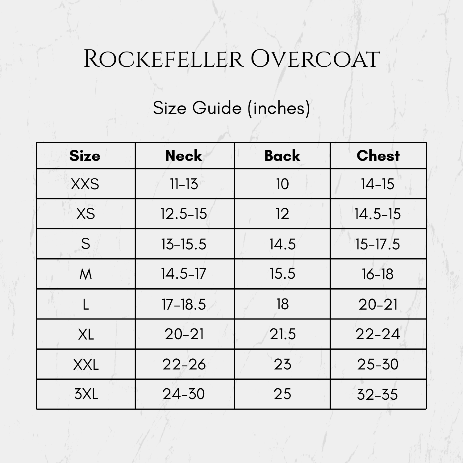The Rockefeller Overcoat