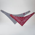 Load image into Gallery viewer, Gingham Reversible Bandanas
