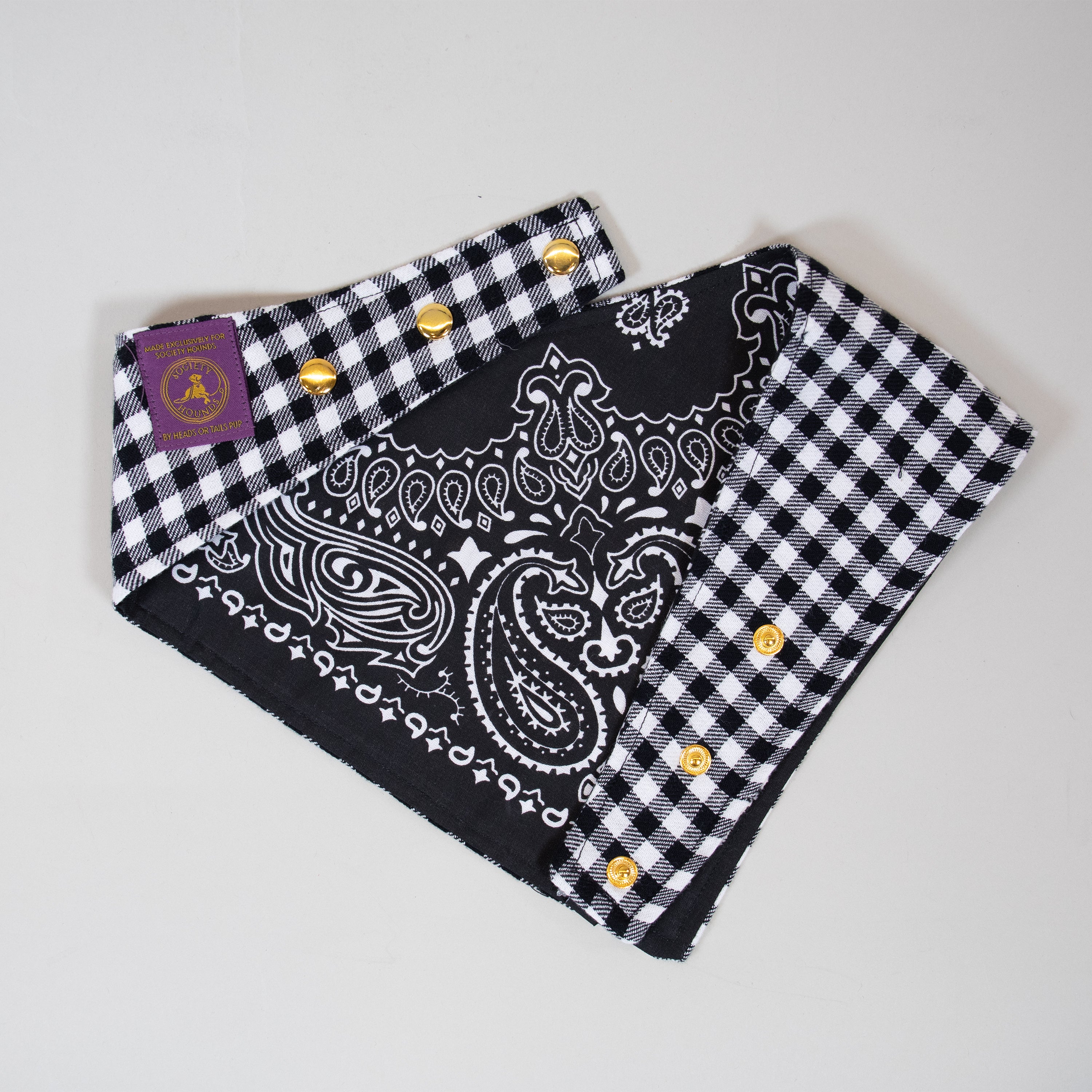 Gingham Reversible Bandanas